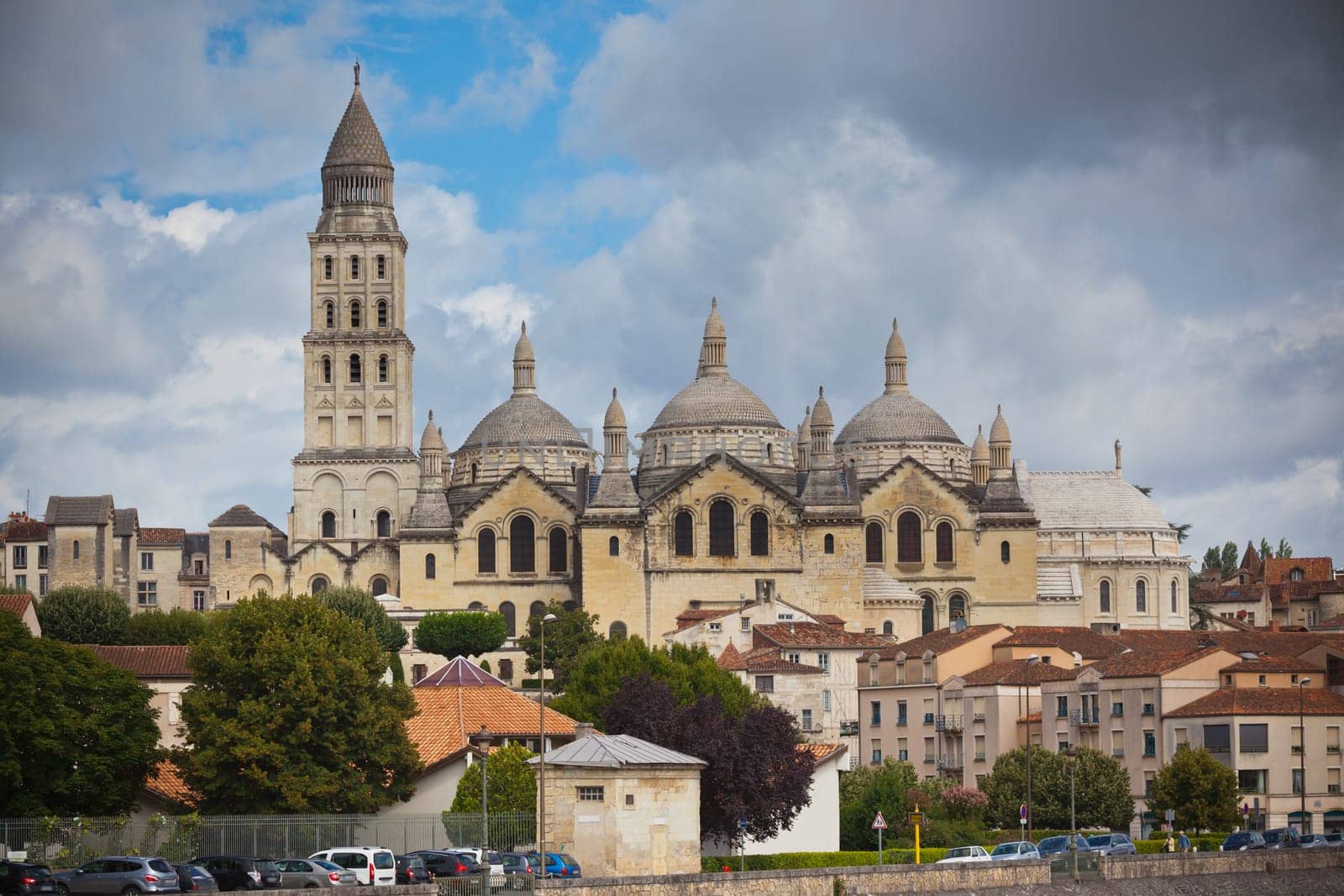 View of Saint Front Cathedral in Perigord, France