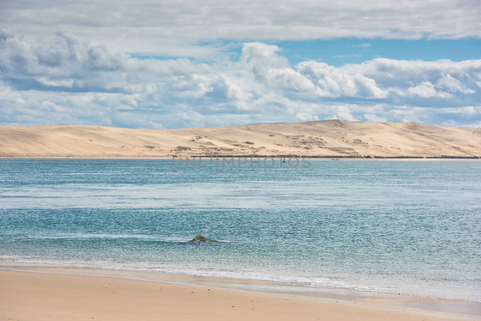 View of The Arcachon Bay and The Duna of Pyla, Aquitaine, France