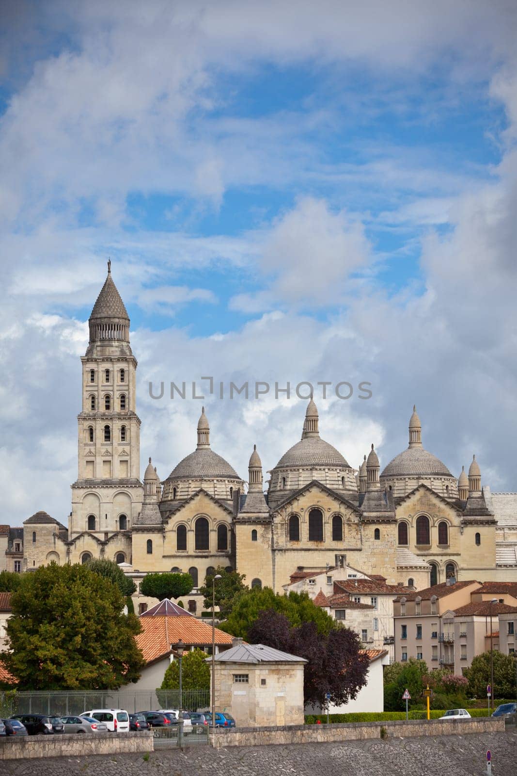 View of Saint Front Cathedral in Perigord, France