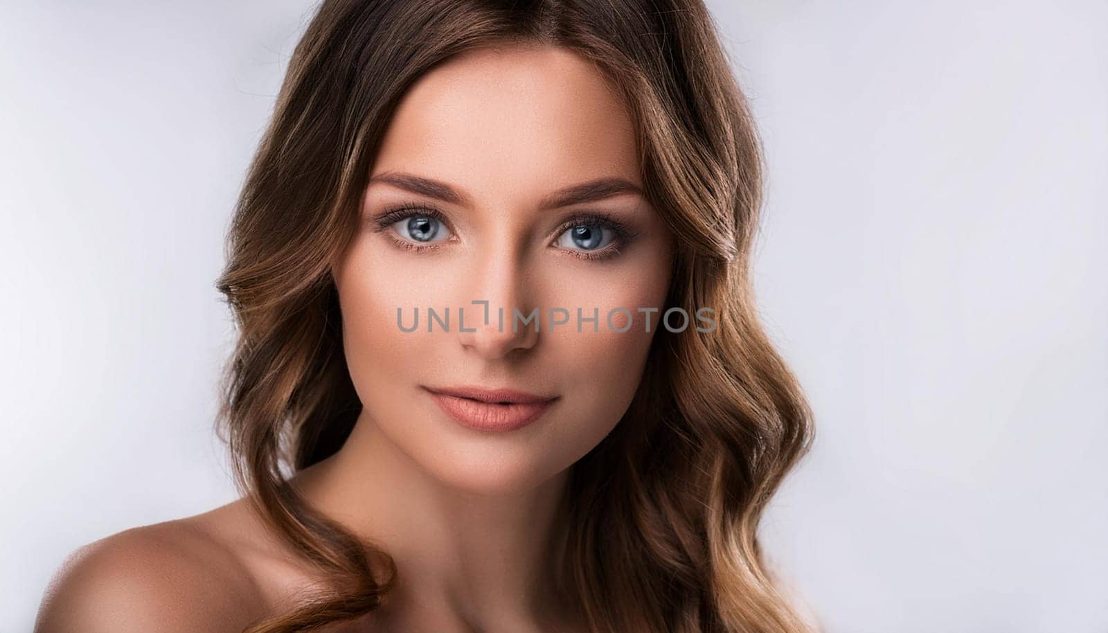 gorgeous young woman portrait, AI generated image