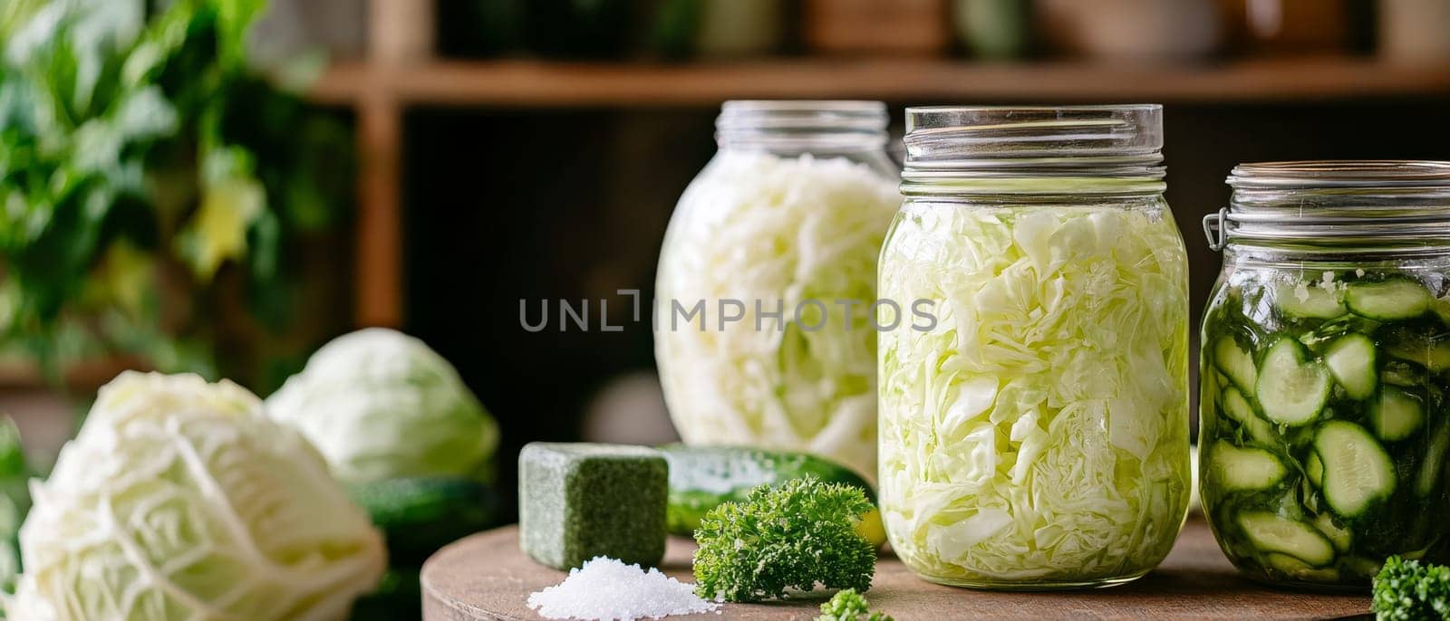 Assorted pickled vegetables in glass jars, highlighting the art of preservation and homemade goodness.