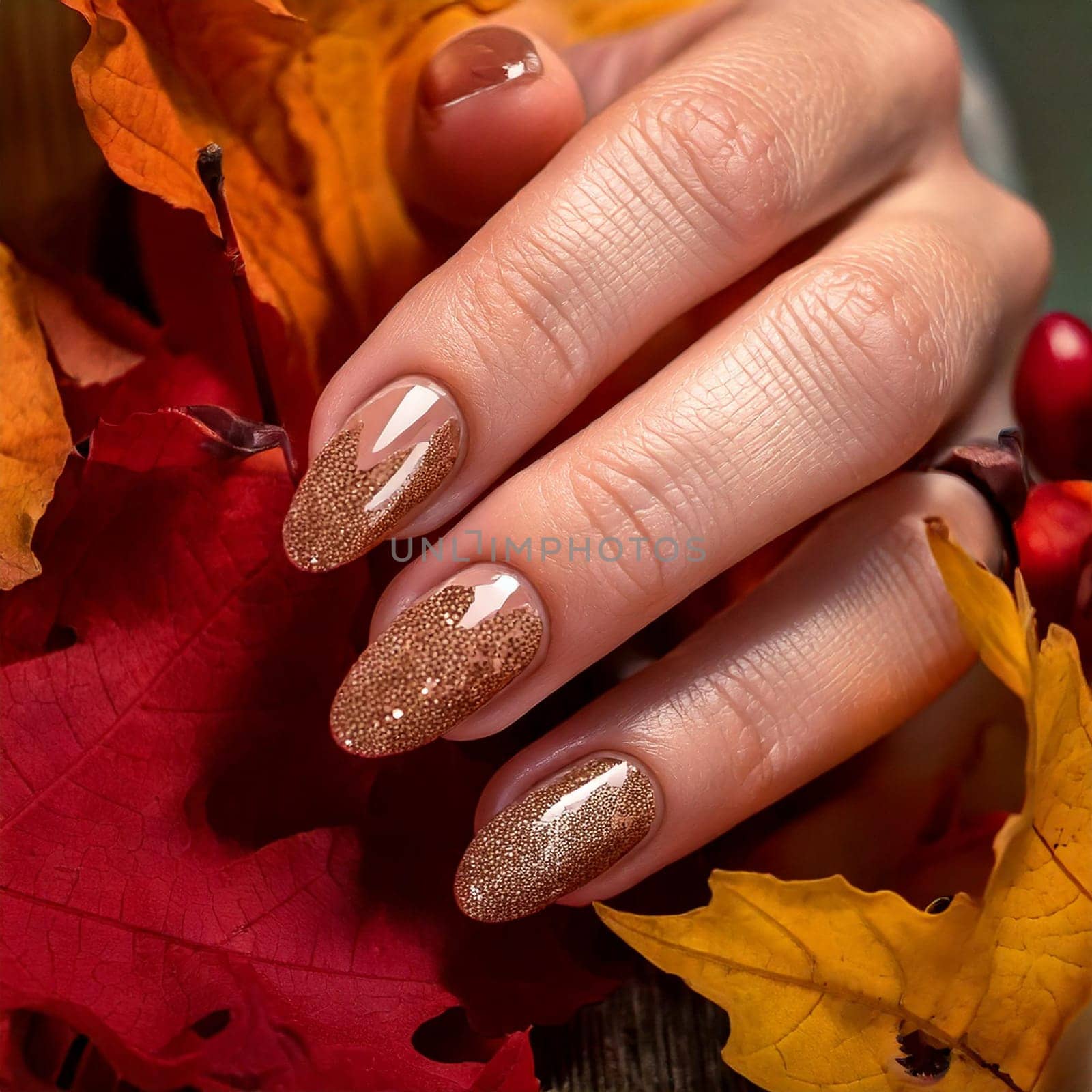 Beautiful fall nail designs featuring autumnal colors and patterns
