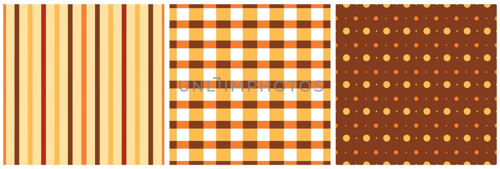 Festive Thanksgiving Day Seamless Pattern Template with Flat Style Cartoon Elements Illustration