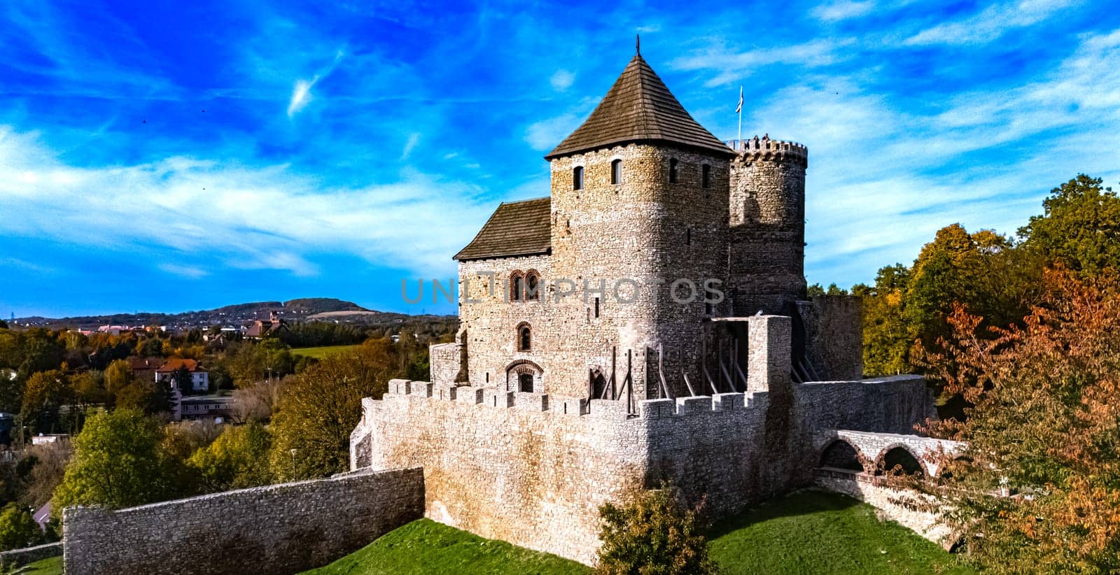 Bedzin Castle in Silesia, Poland.