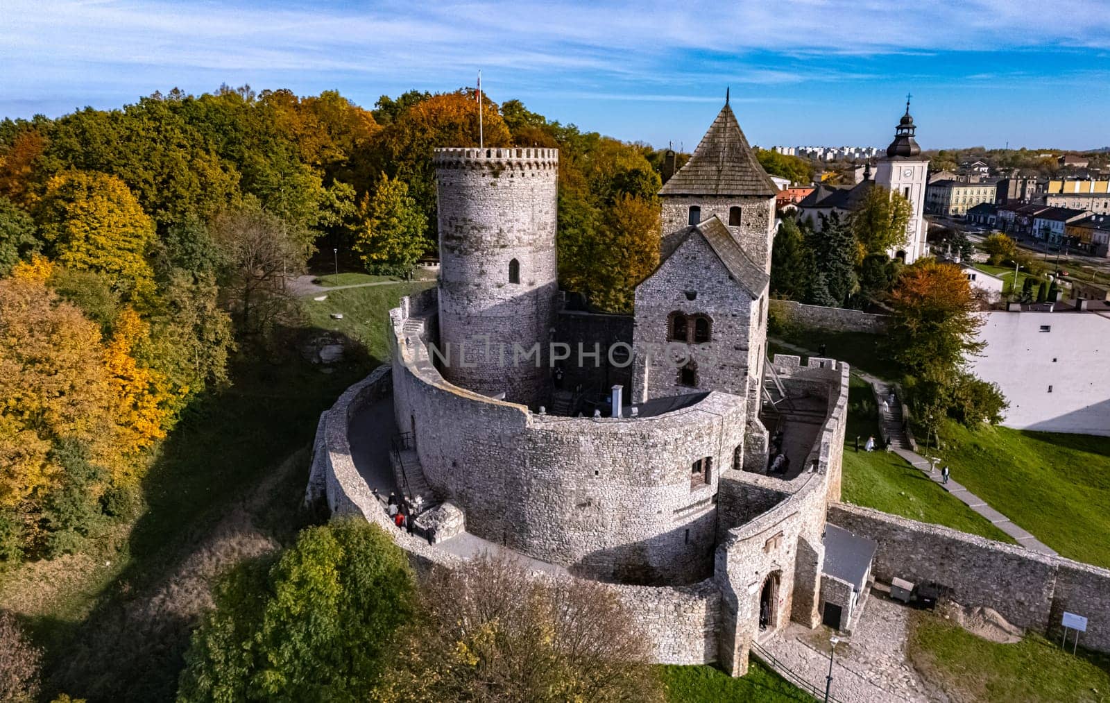 Bedzin Castle in Silesia, Poland.
