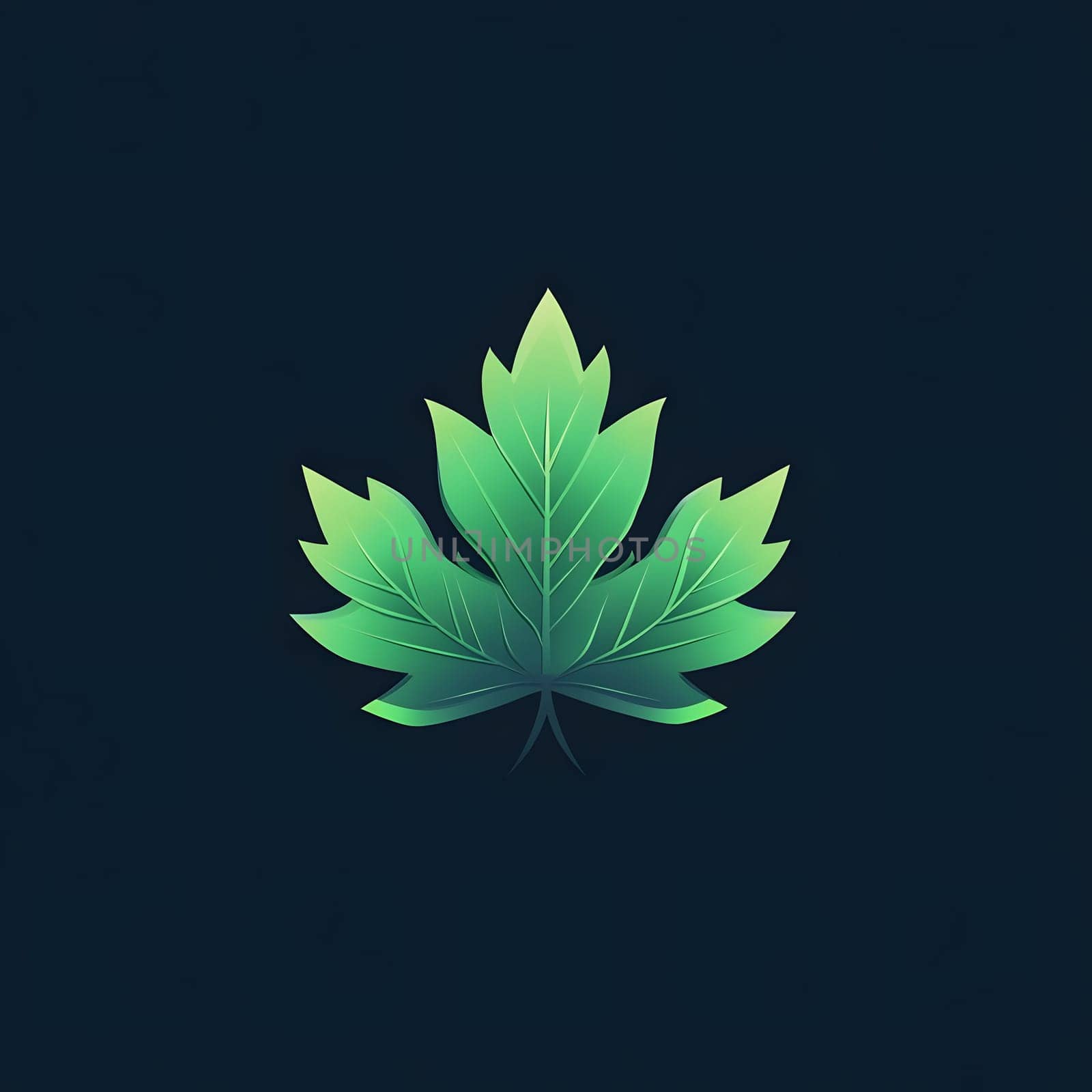 Autumn Fall Maple Leaf Icon Logo or Symbol