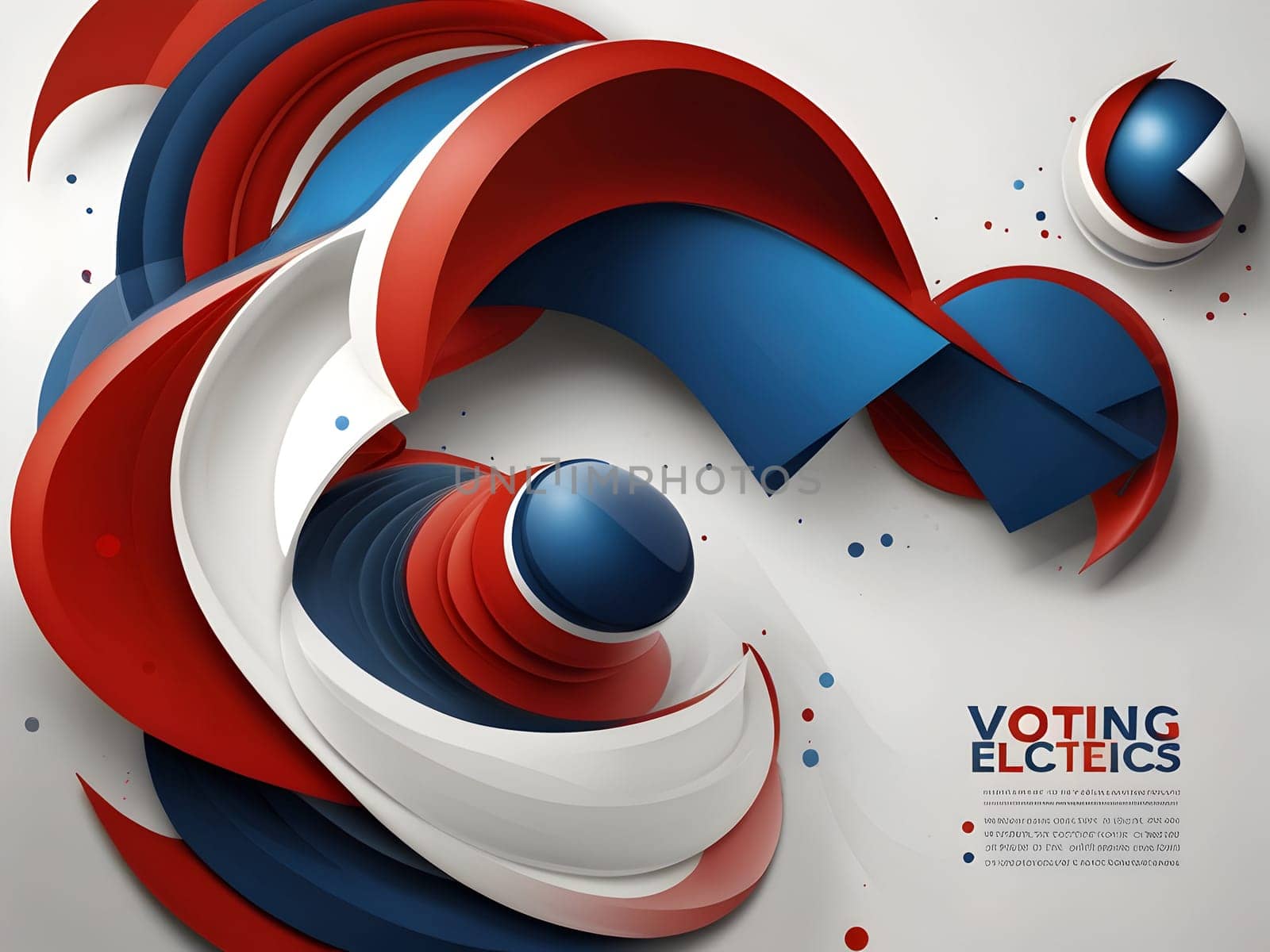 Abstract design for the election voting