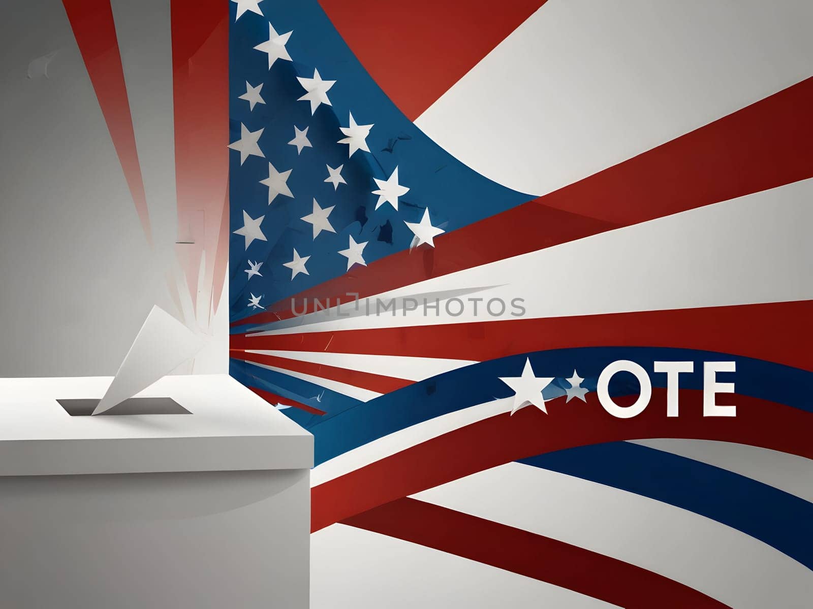 Abstract design for the election voting