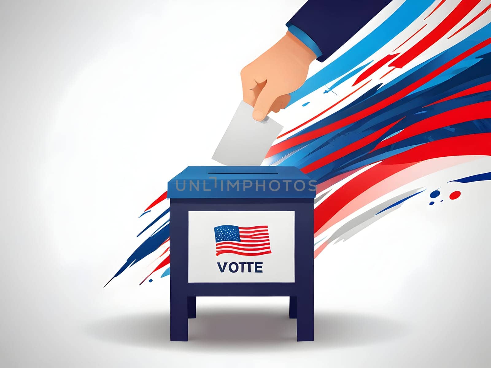 Abstract design for the election voting
