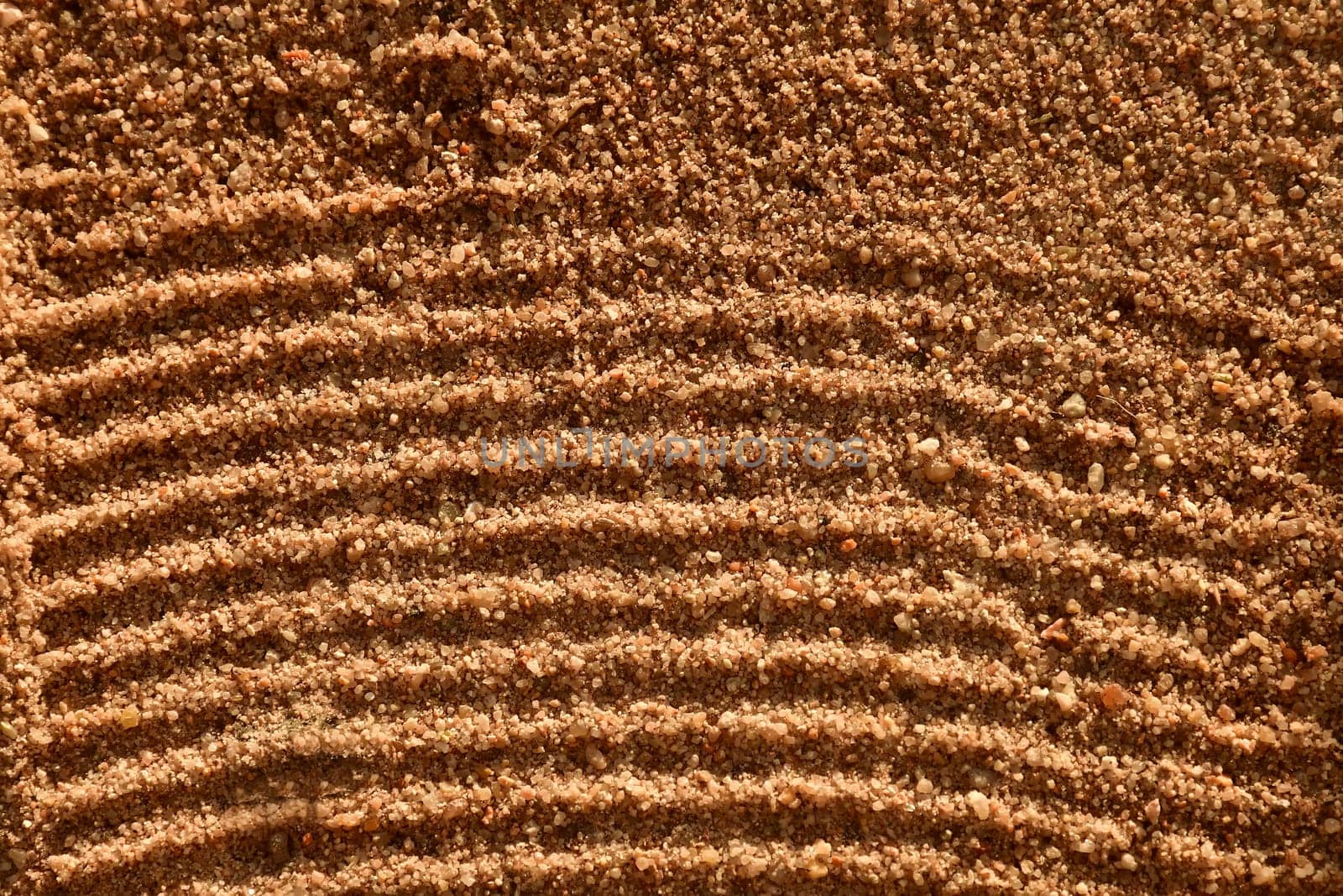 Sand of a beach with line pattern
