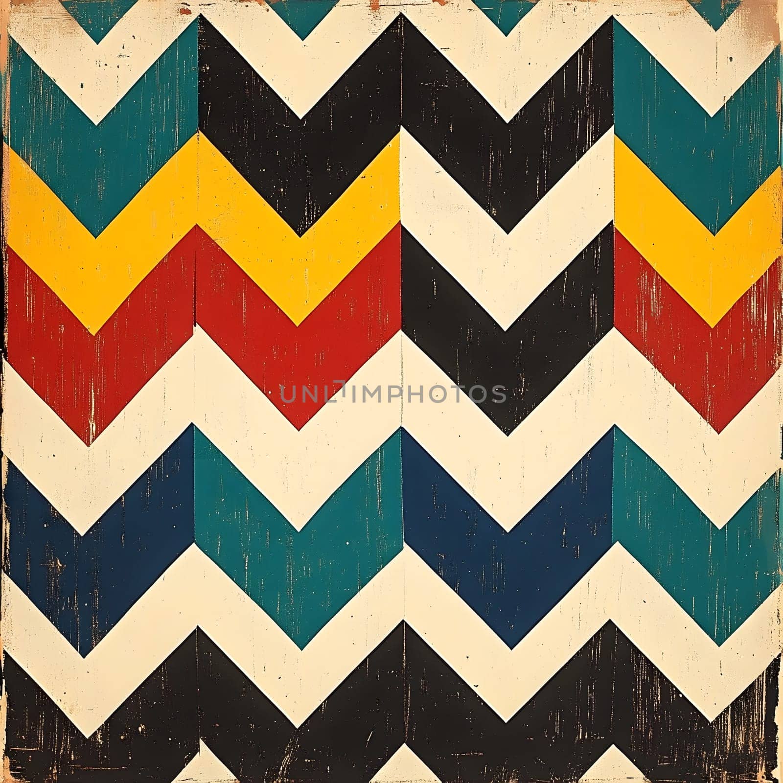 Seamless Geometric Chevron Pattern