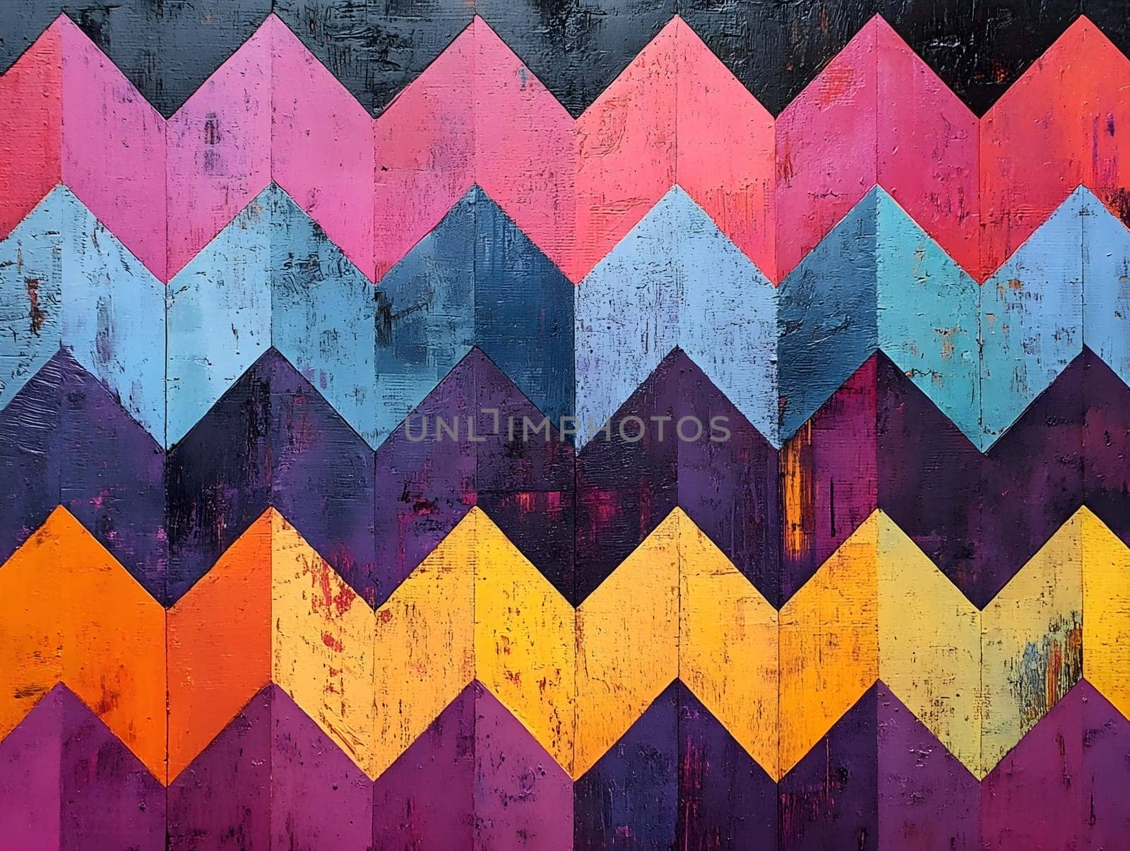 Seamless Geometric Chevron Pattern