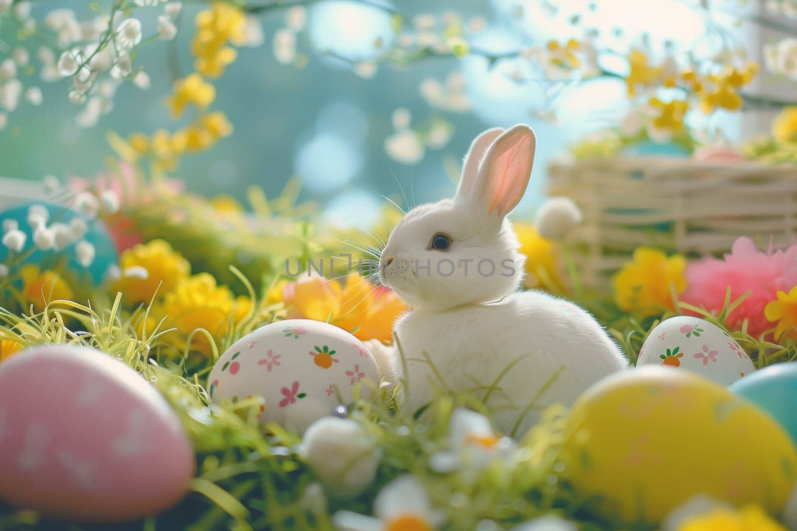 Joyful Easter celebration with music, games, and festivities