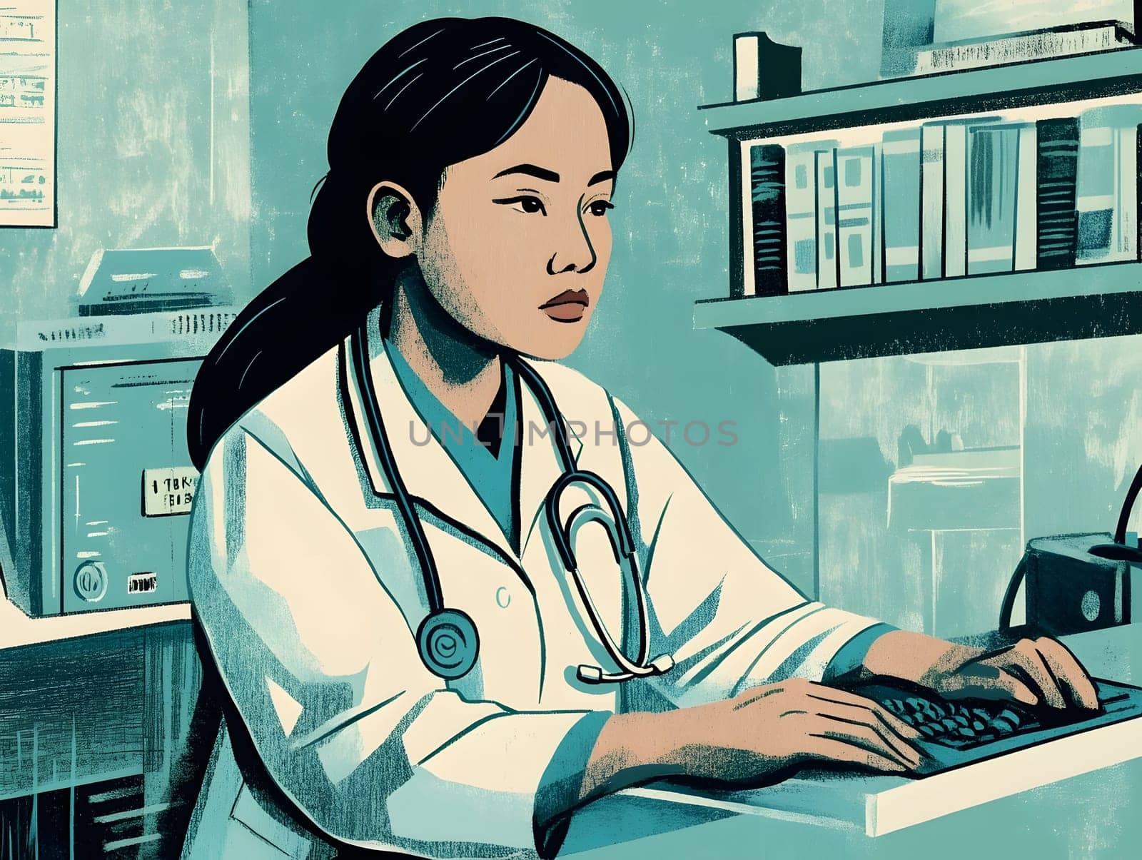 Medical Medicine Female Asian Healthcare Doctor Woman