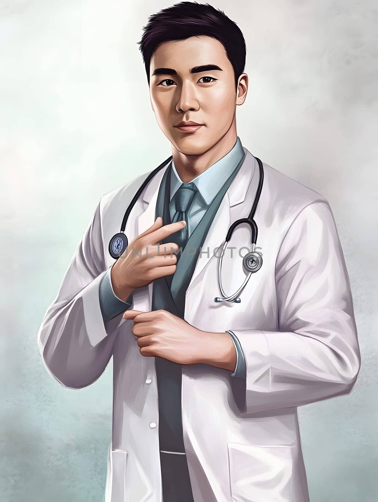 Medical Male Asian Healthcare Hospital Doctor Man