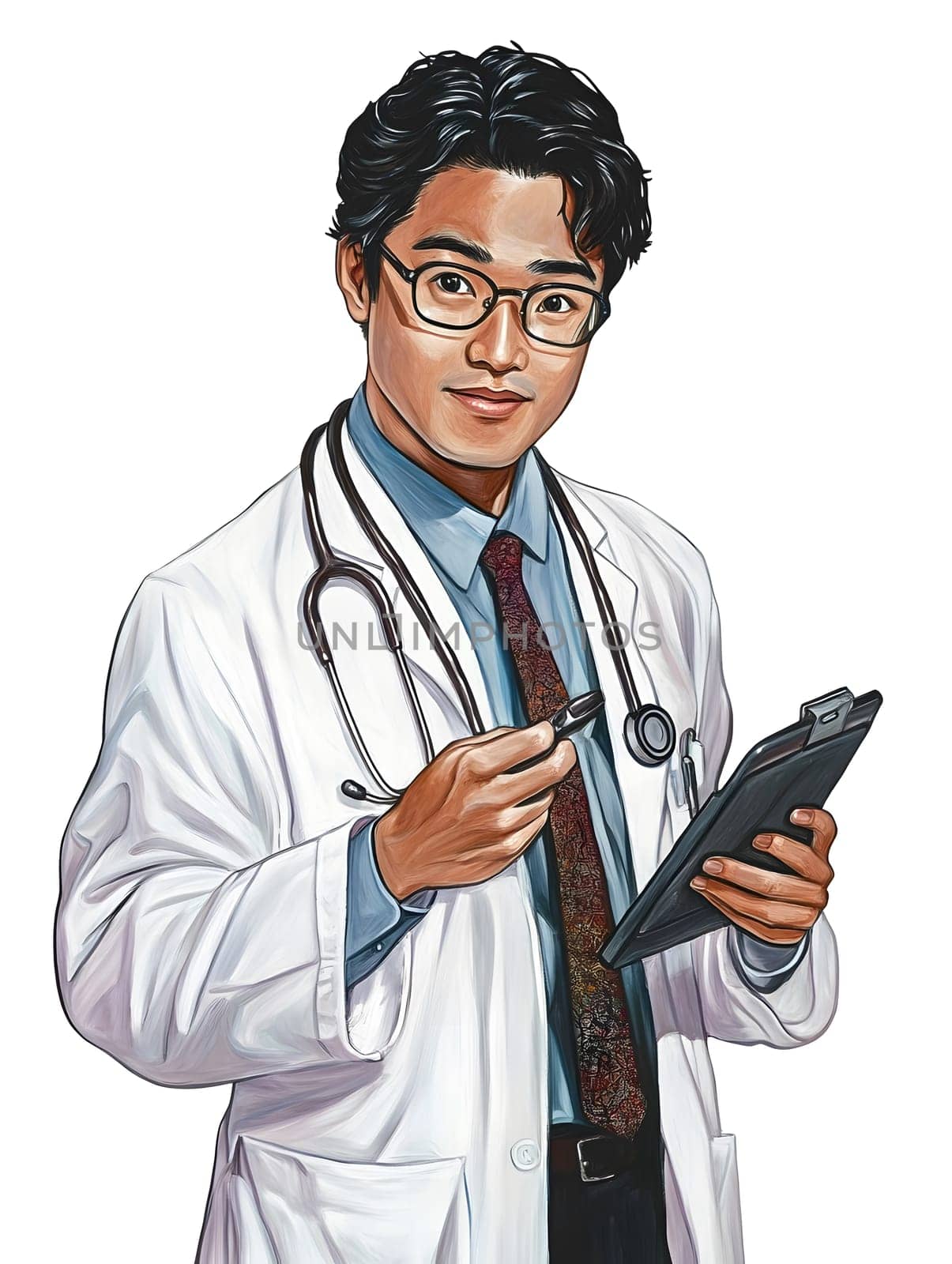 Medical Male Asian Healthcare Hospital Doctor Man
