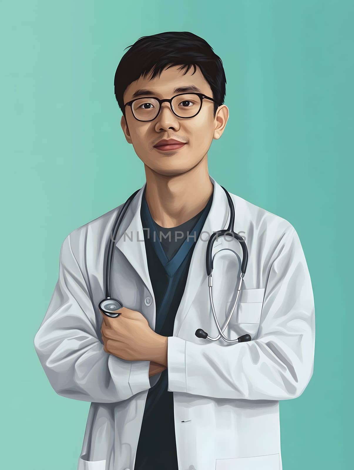 Medical Male Asian Healthcare Hospital Doctor Man