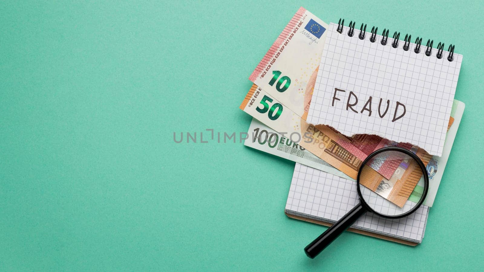 top view financial elements arrangement with copy space. High resolution photo