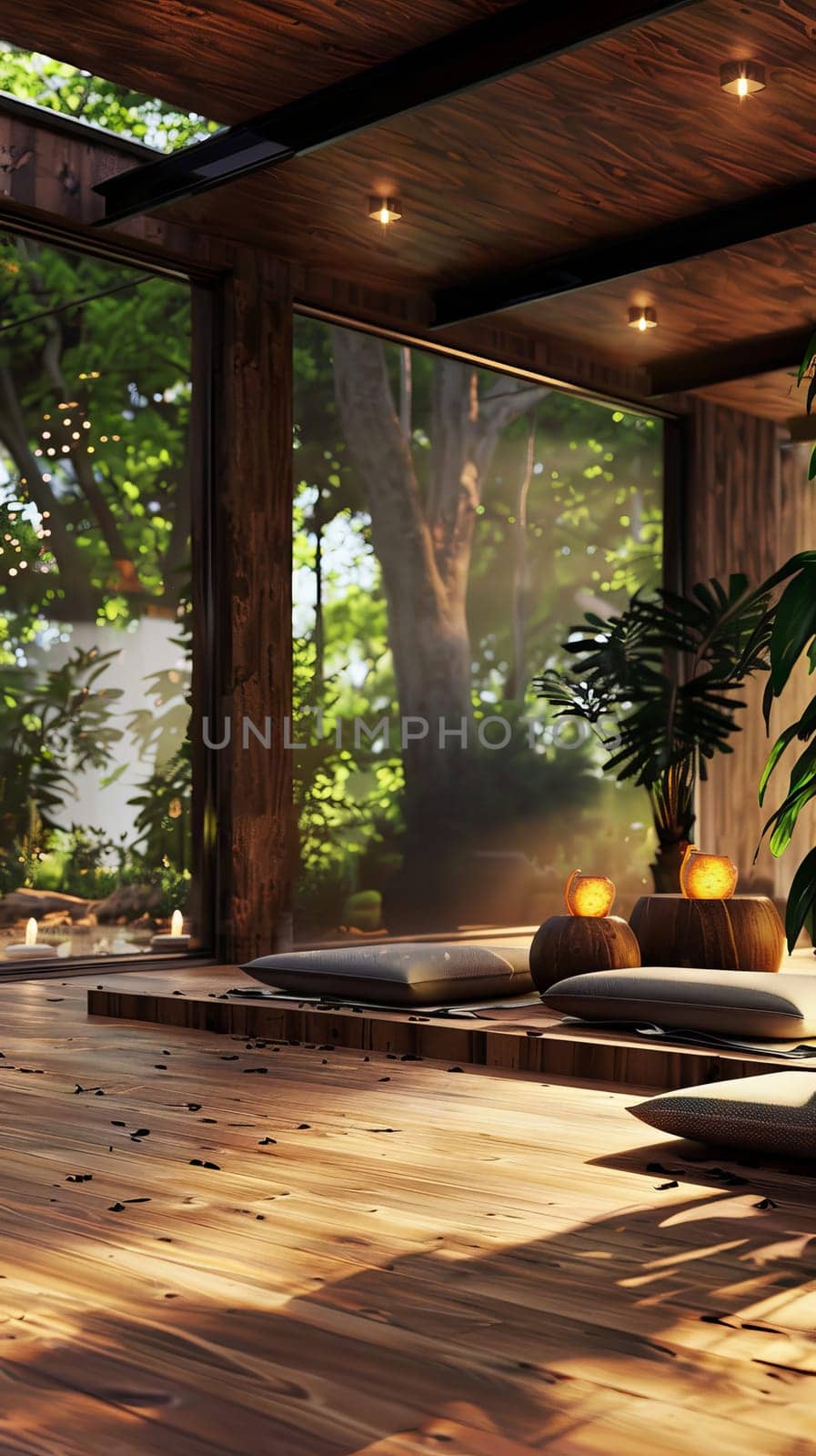 Calmness fills the air in this meditation sanctuary