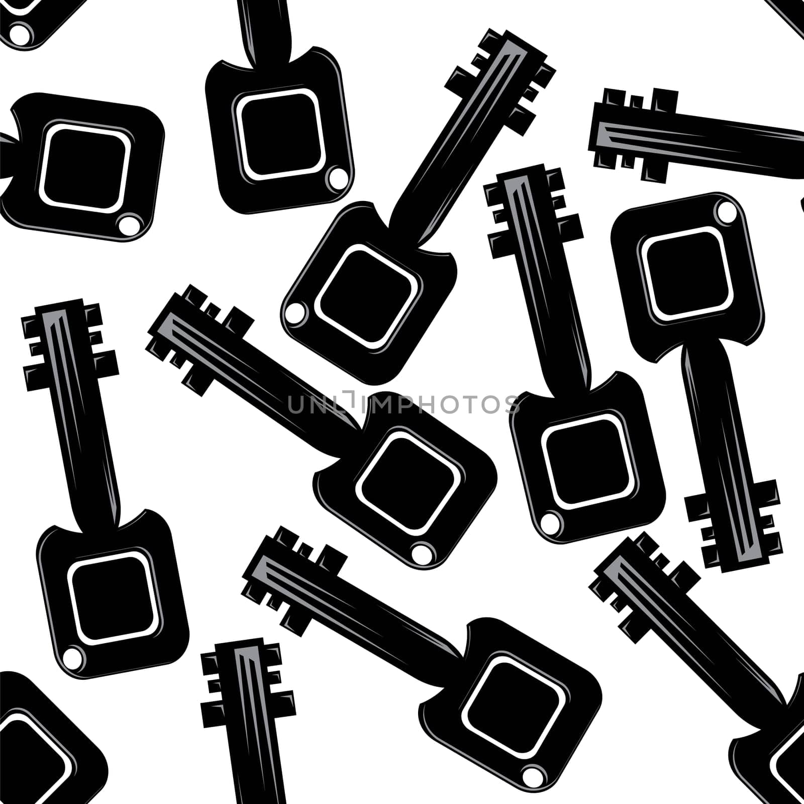 Vector key icon isolated on white background. Key icon. Lock or unlock sign. Padlock. Lock symbol. Unblock. Password icon. Access sign. Private access. Door key.Seamless keys pattern.