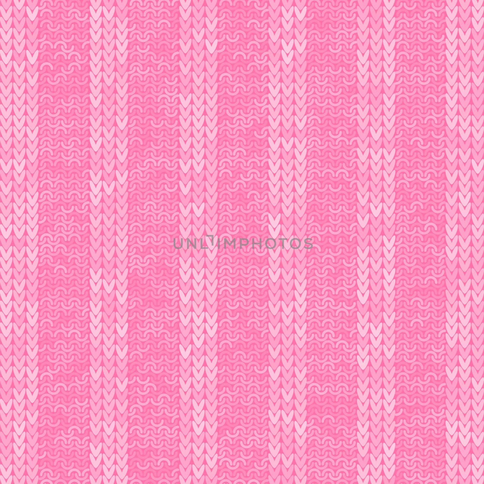 Vector Stylish Knit. Pink Knitted Texture. Woolen Pullover Canvas Print. Winter Fabric Pattern.