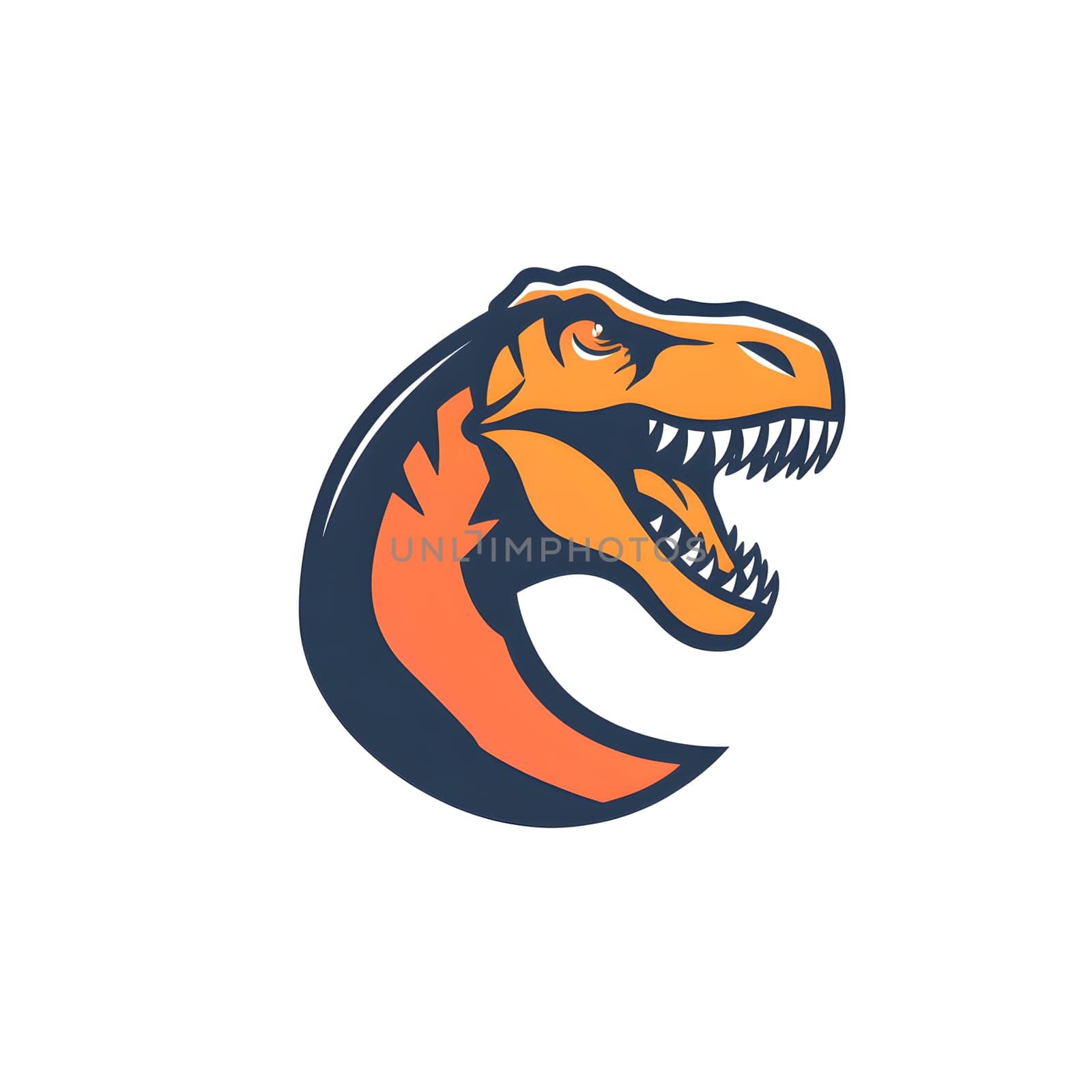 Cartoon Dinosaur T-Rex Historic Reptile Icon Symbol