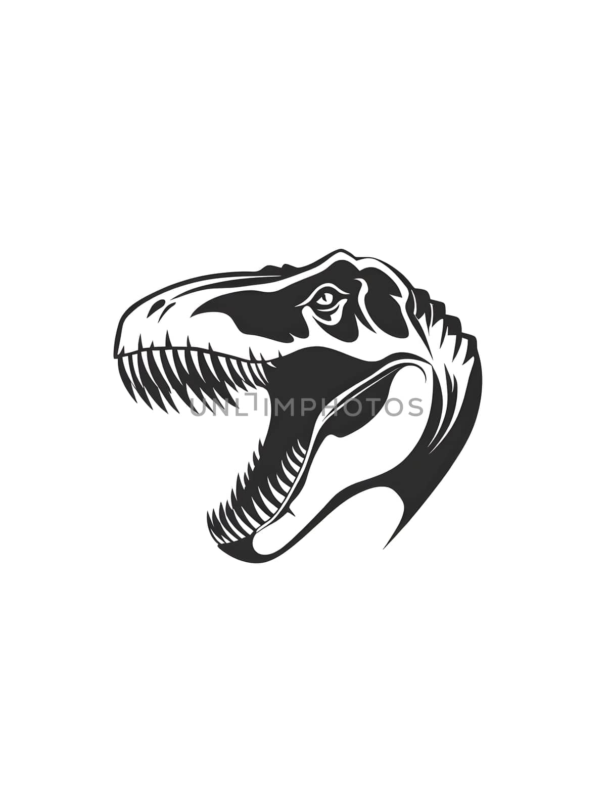 Cartoon Dinosaur T-Rex Historic Reptile Icon Symbol