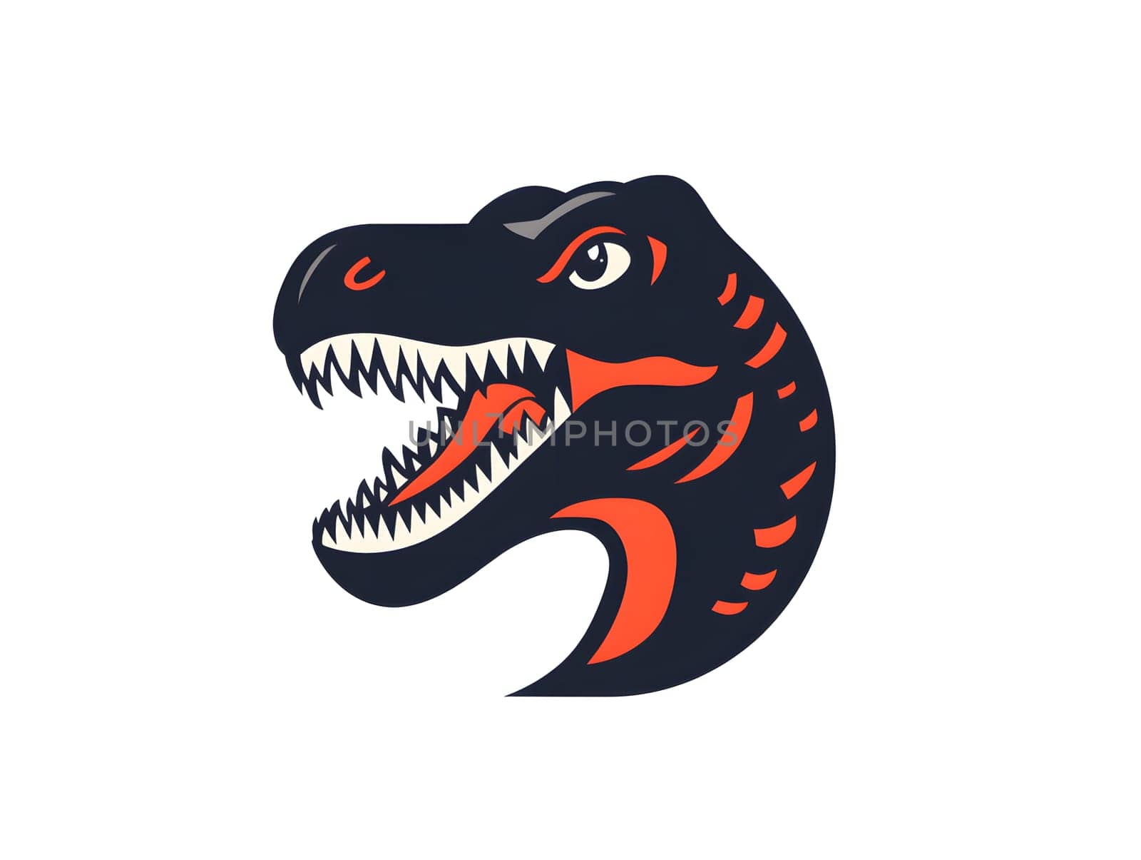 Cartoon Dinosaur T-Rex Historic Reptile Icon Symbol