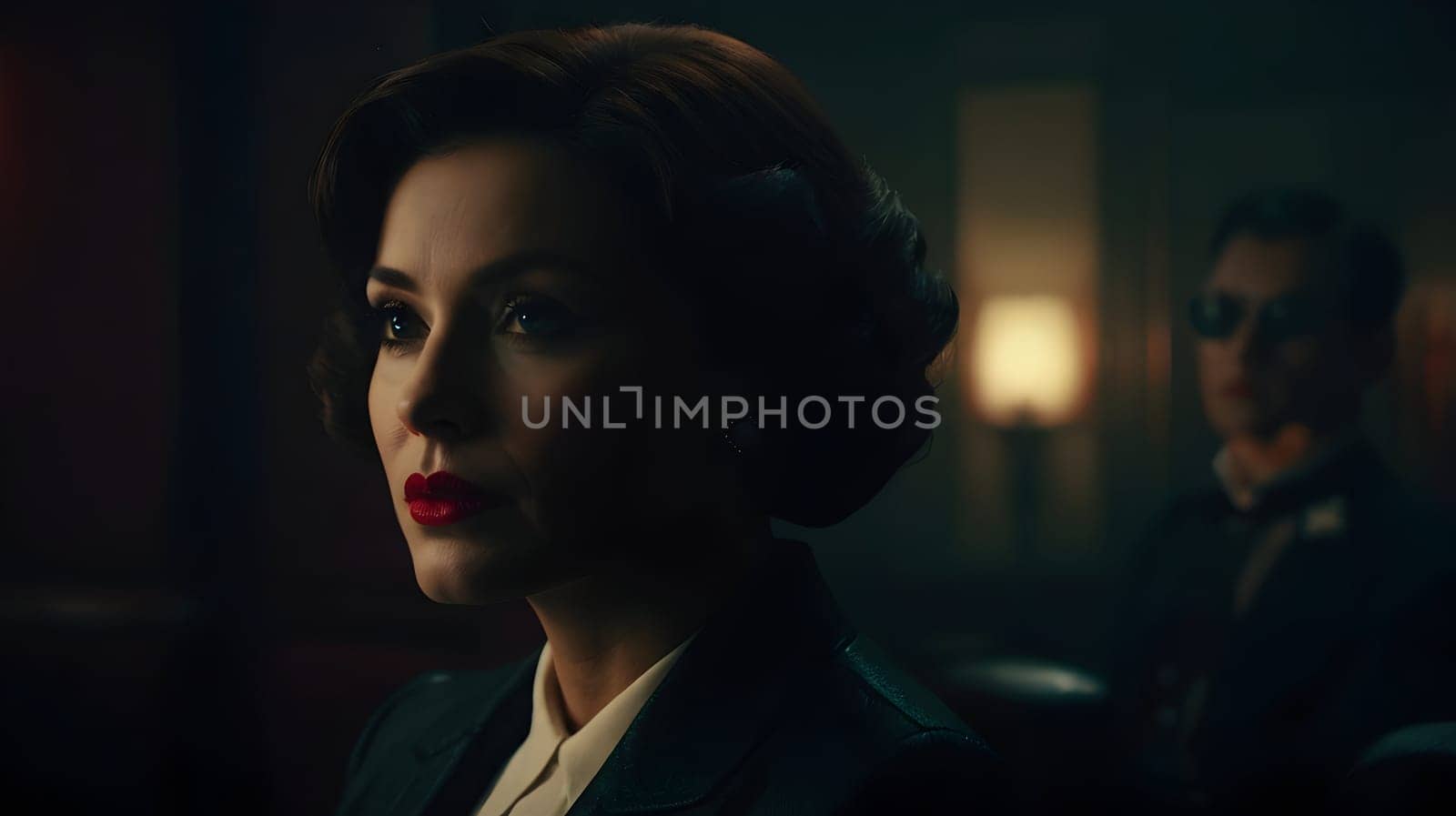 Dark picture of the couple cinematic look
