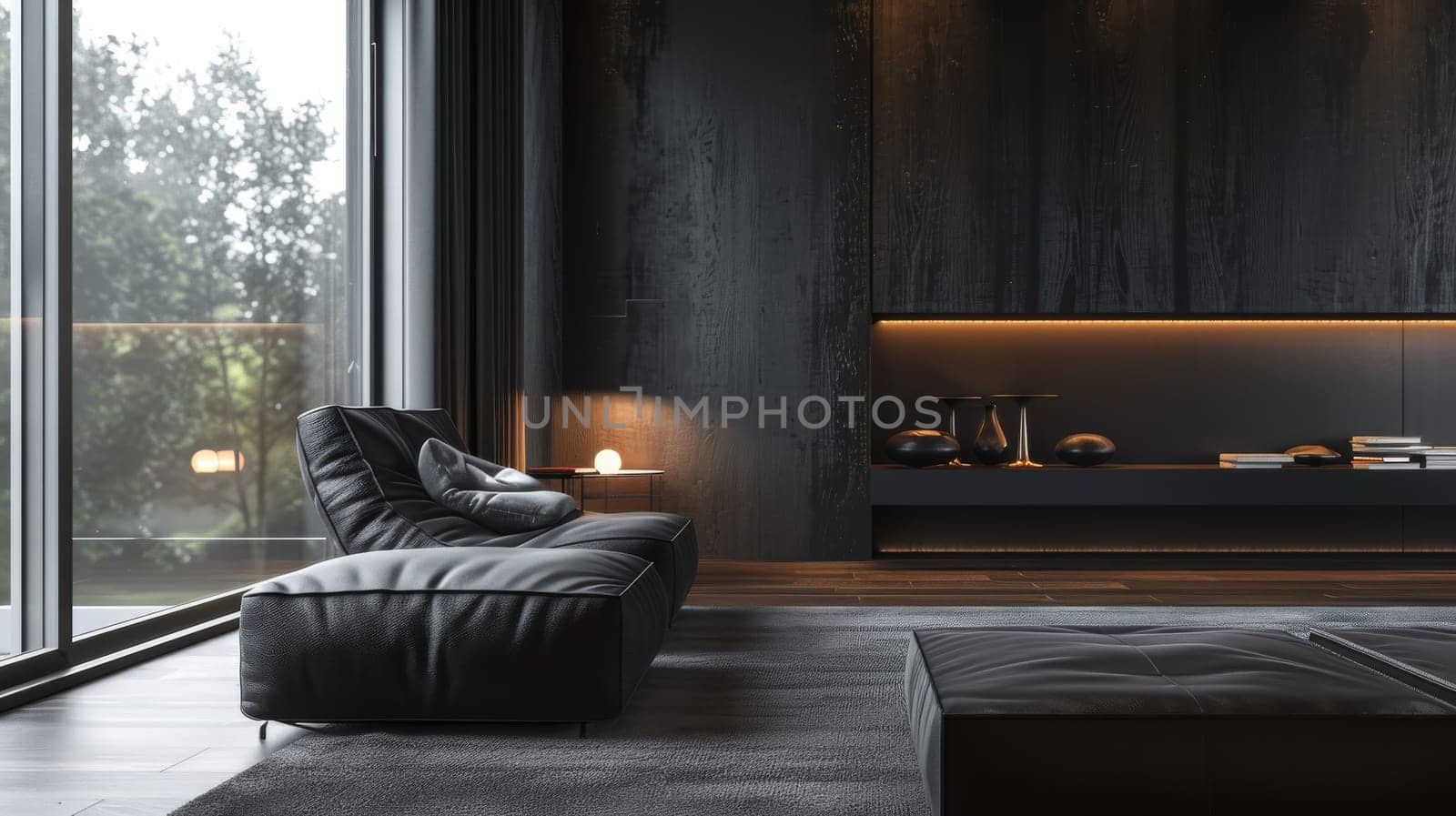 Contemporary interior decor with a minimalist aesthetic for a sleek look