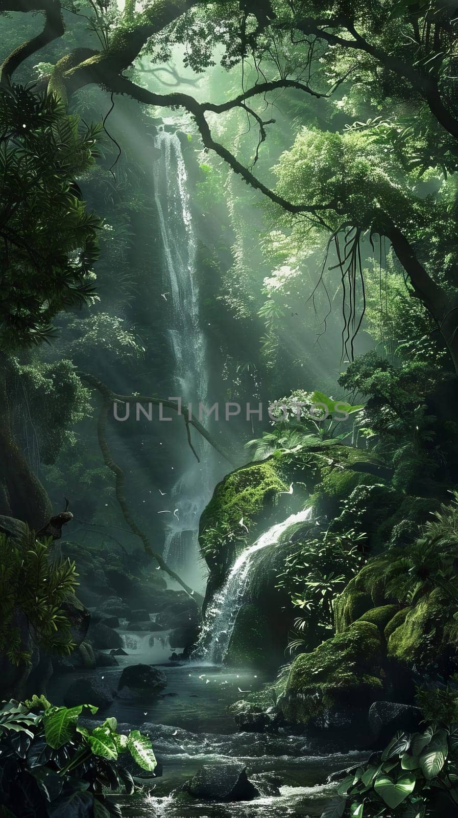 Enchanting waterfalls hidden deep within ancient forests