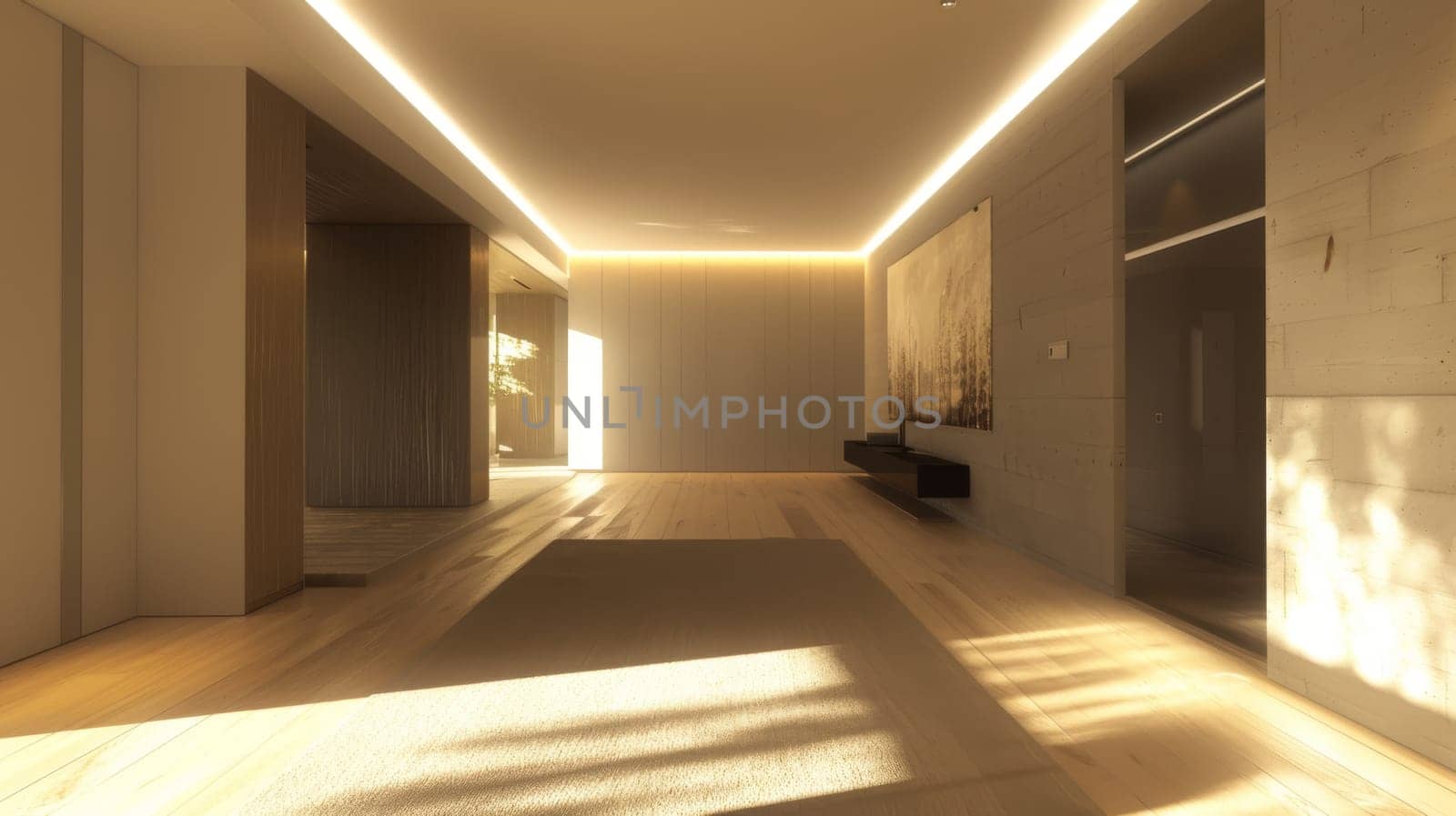Interior design with minimalist accents for a contemporary look