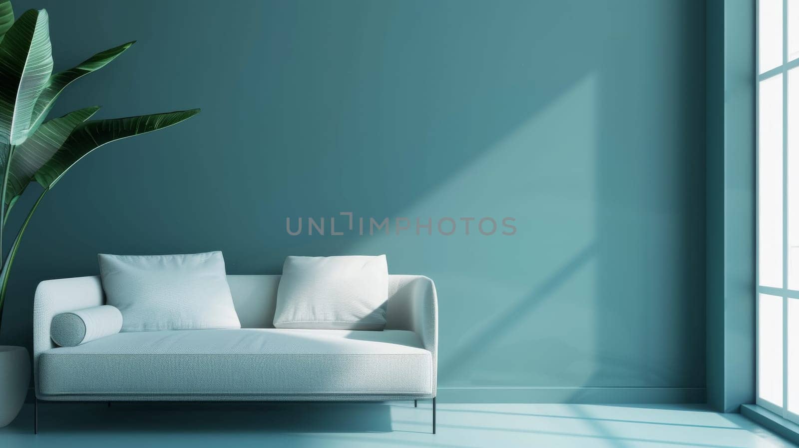 Interior design elements with copy space, allowing for easy customization