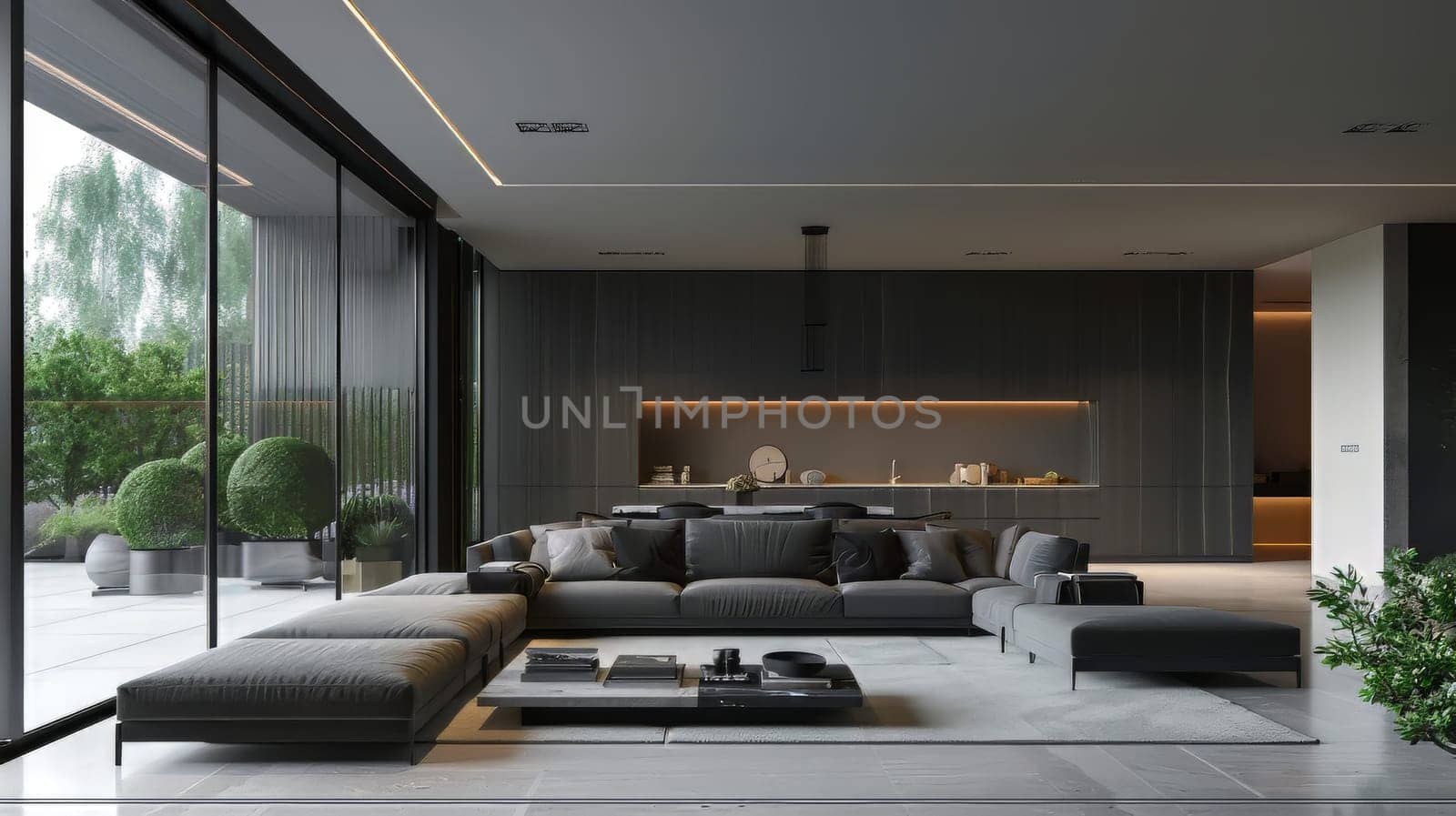 Minimalist decor allowing for easy movement and flow