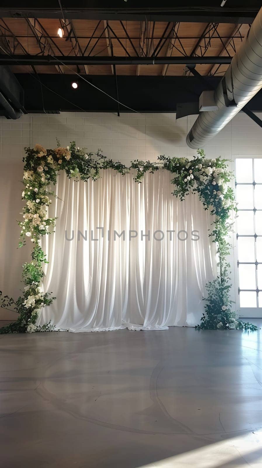 Organized backdrop for polished presentations