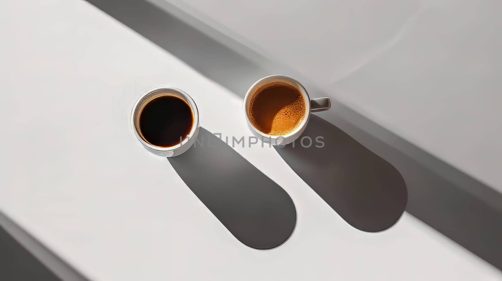 Simplicity speaks volumes in this minimalistic coffee composition