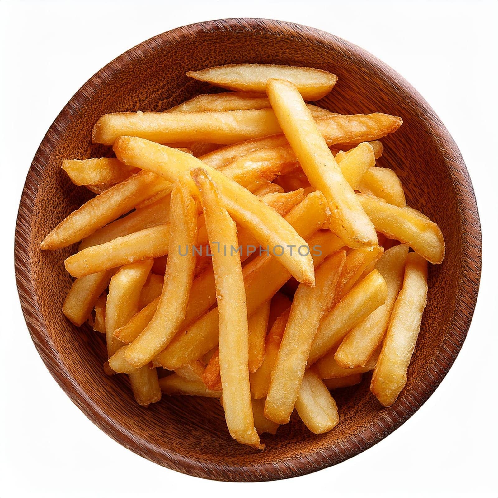french fries vegetarian food, AI generated image