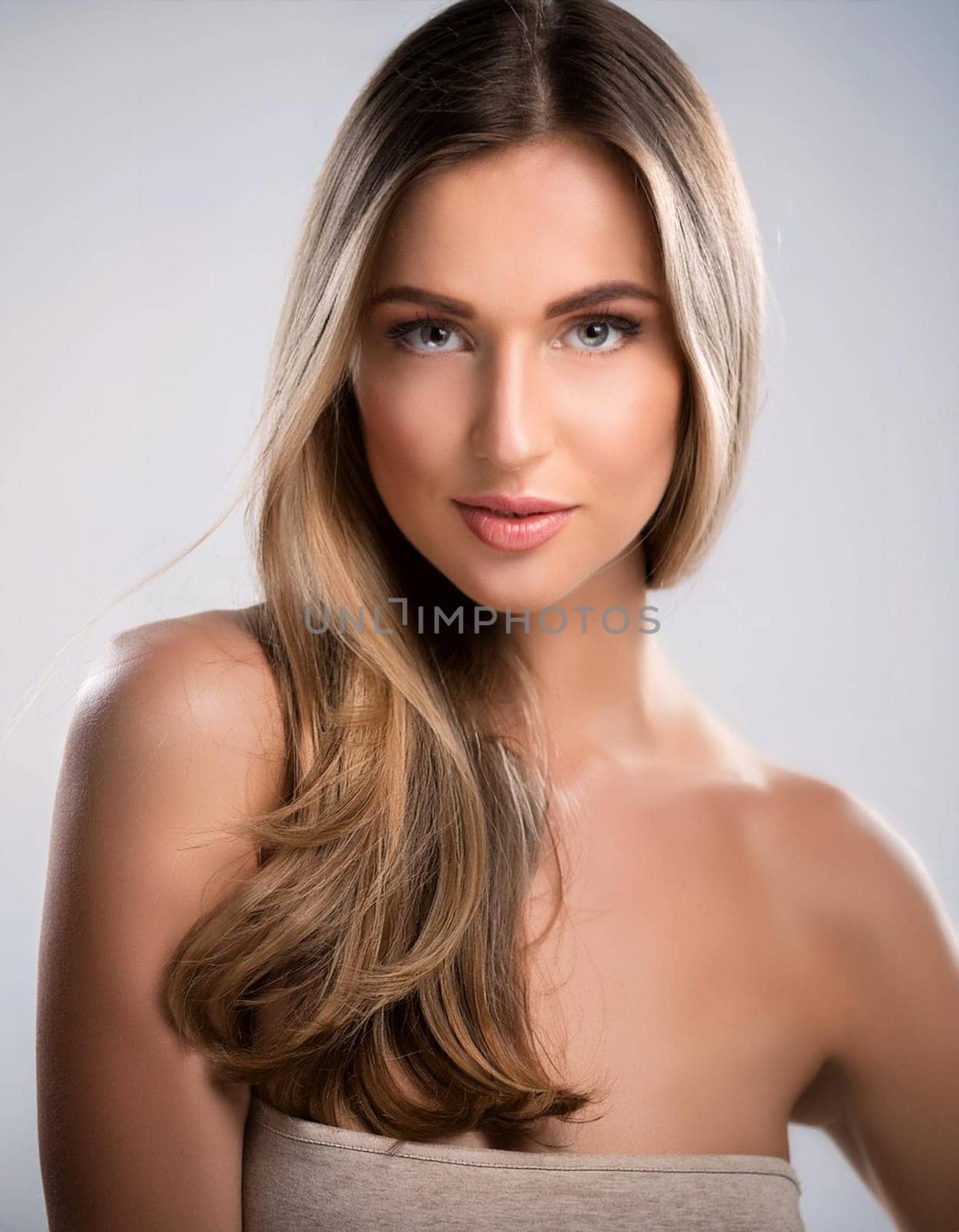 gorgeous young woman portrait, AI generated image