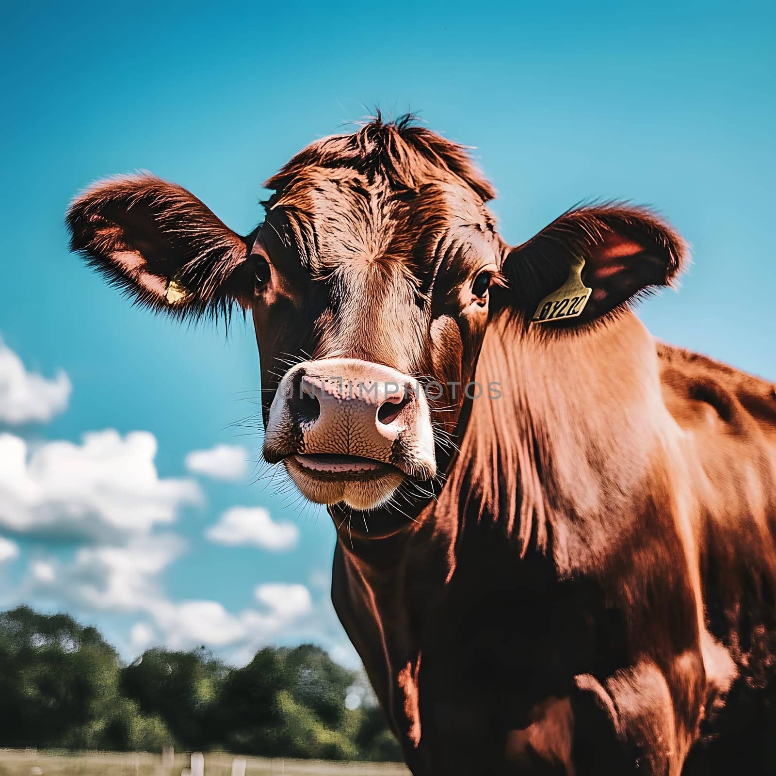 Happy Lucky Farm Cow agricultural Animal