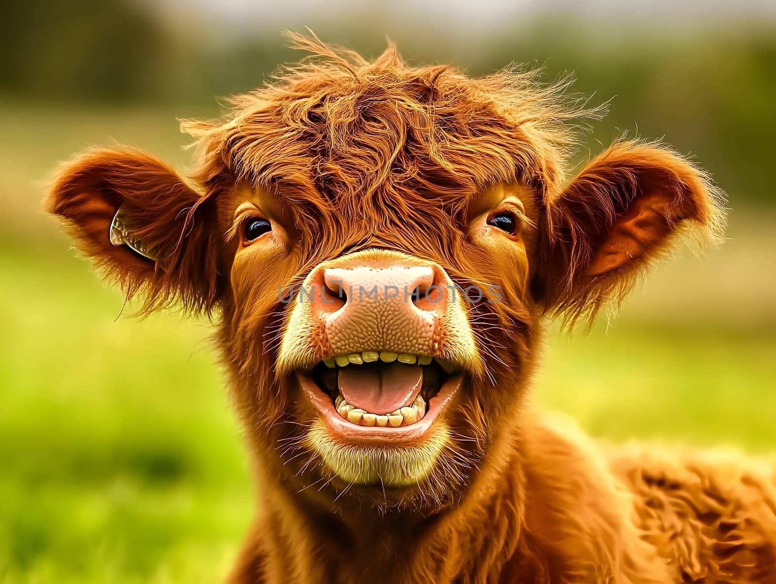 Happy Lucky Farm Cow agricultural Animal