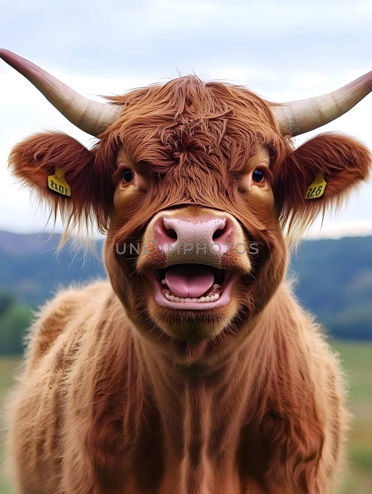 Happy Lucky Farm Cow agricultural Animal