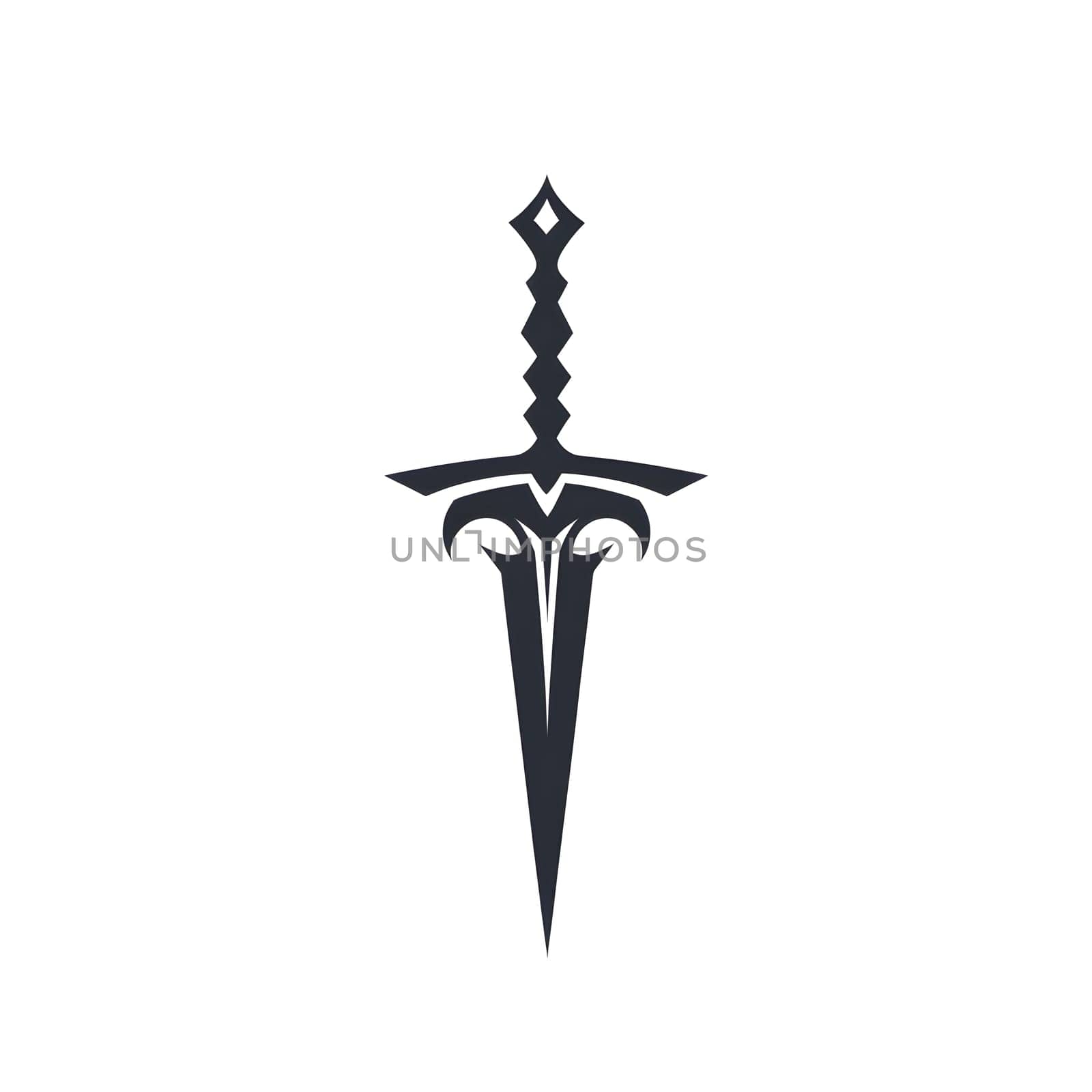 Red Sword Dagger Weapon Icon Logo Symbol Emblem