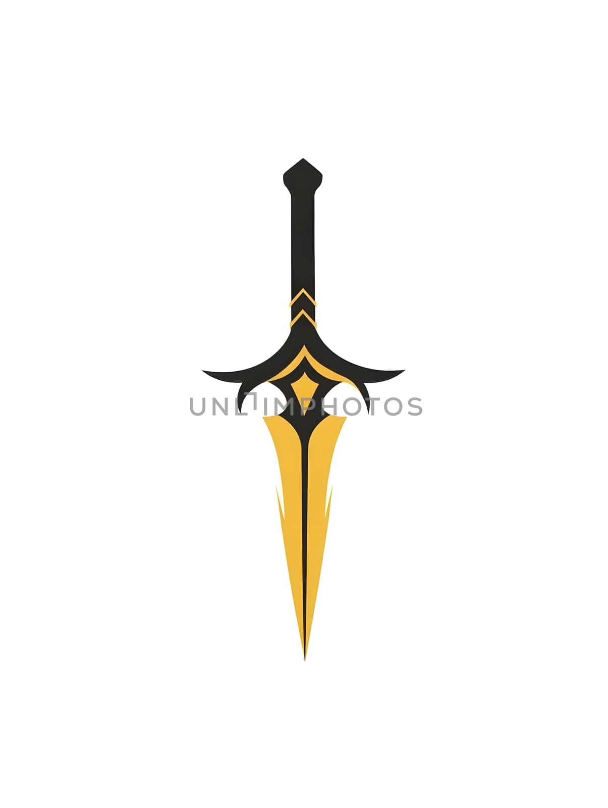Red Sword Dagger Weapon Icon Logo Symbol Emblem