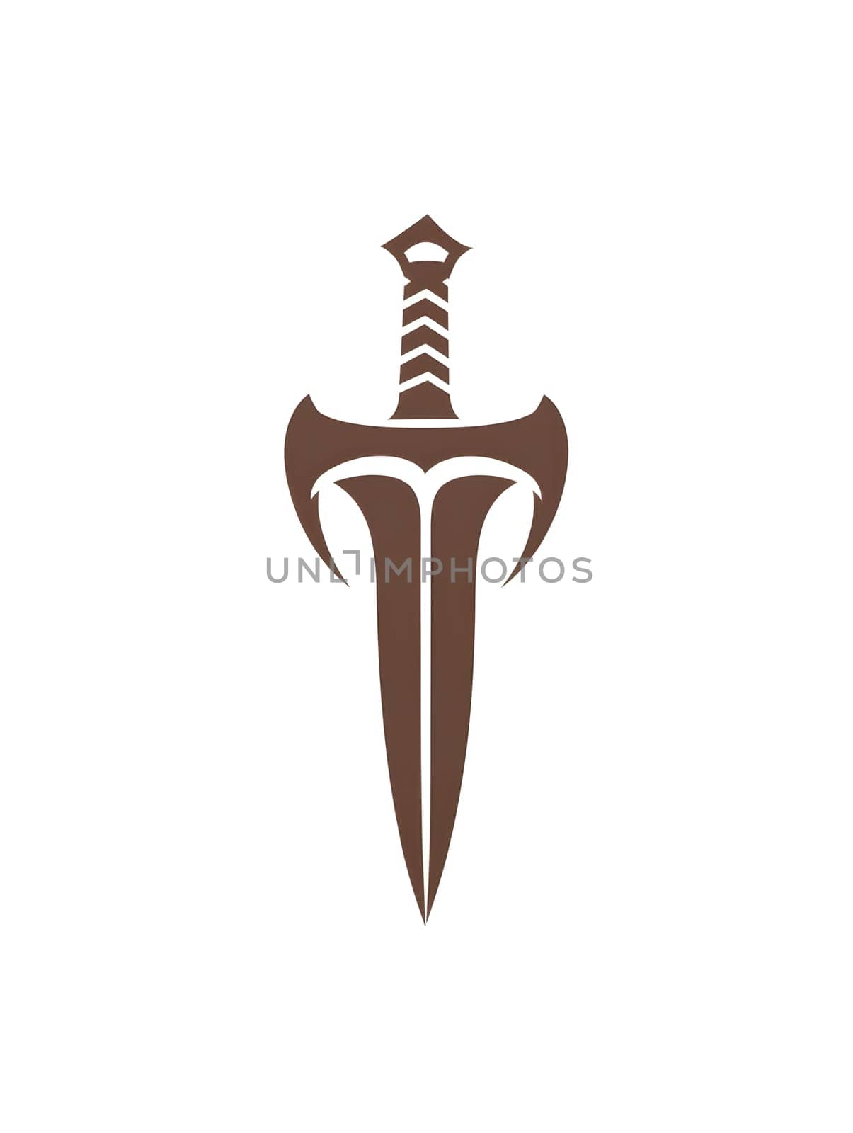 Red Sword Dagger Weapon Icon Logo Symbol Emblem