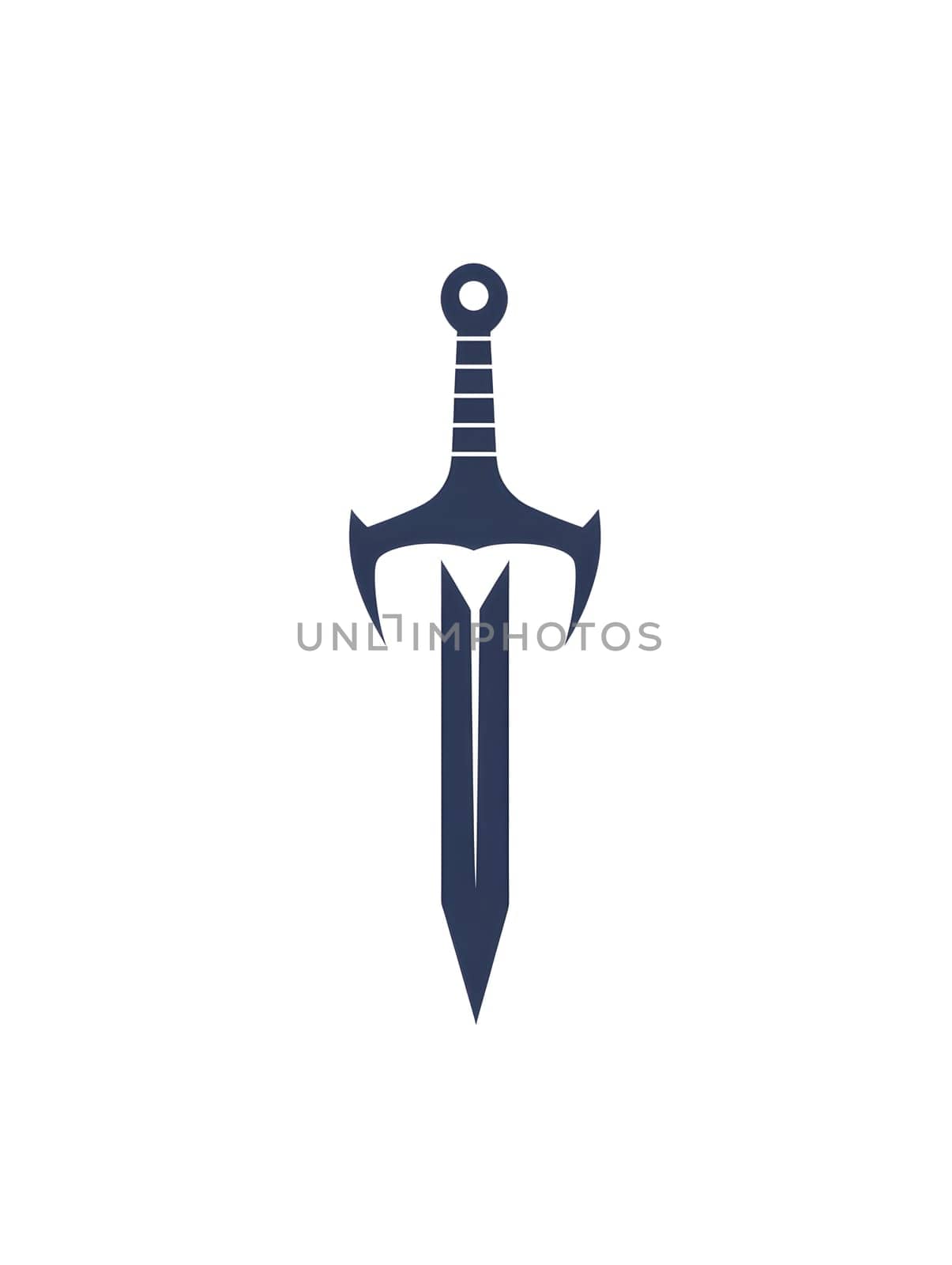 Red Sword Dagger Weapon Icon Logo Symbol Emblem