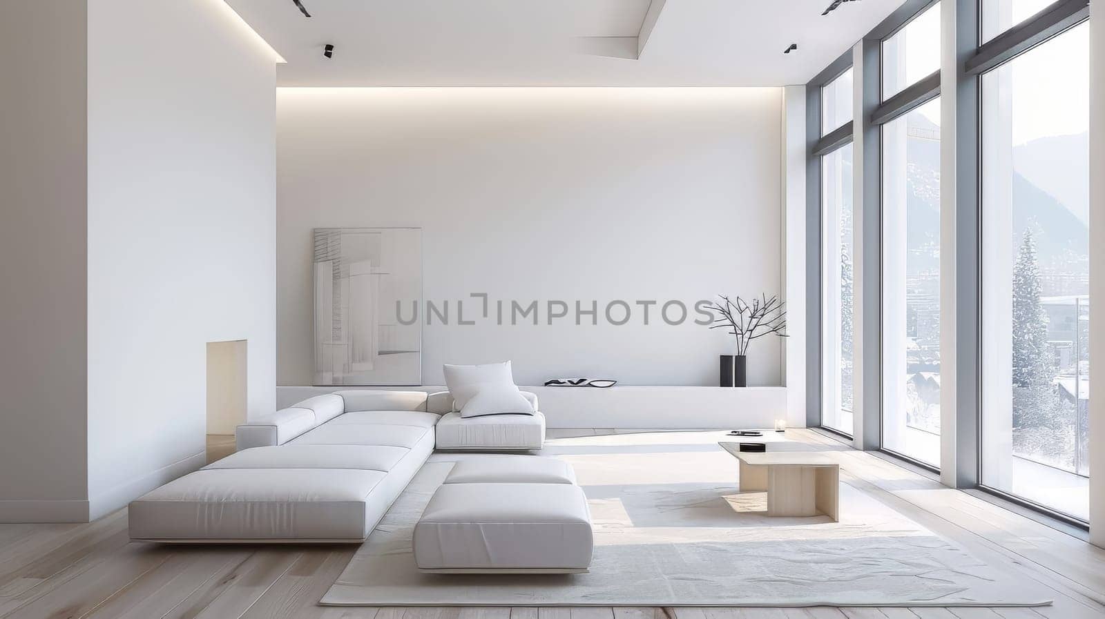 Clean and contemporary minimalist apartment