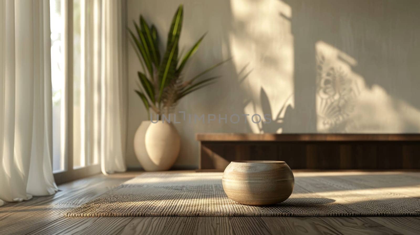 Interior decor featuring minimalist textures and materials for a modern look