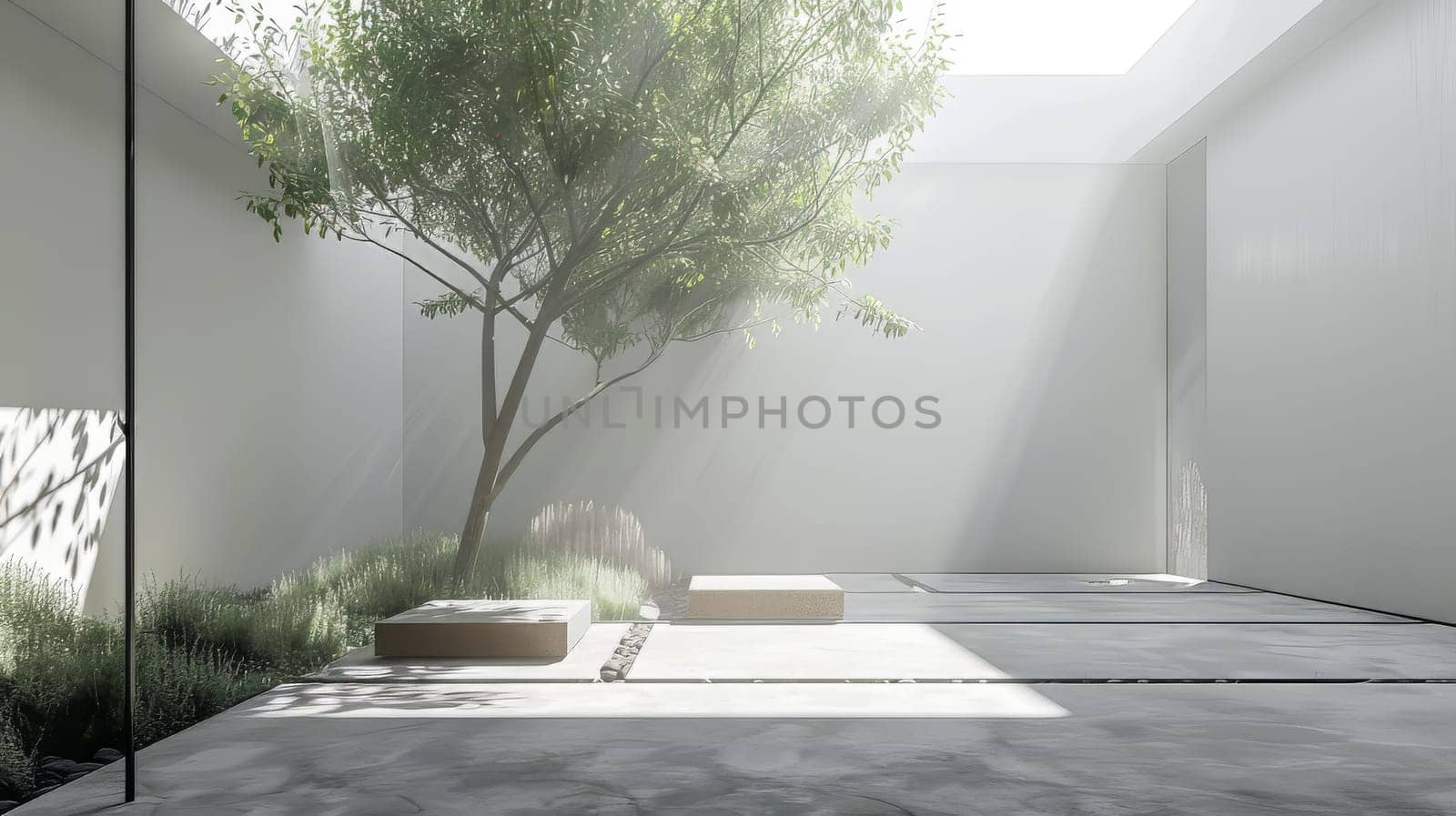 Minimalist decor enhancing sense of space