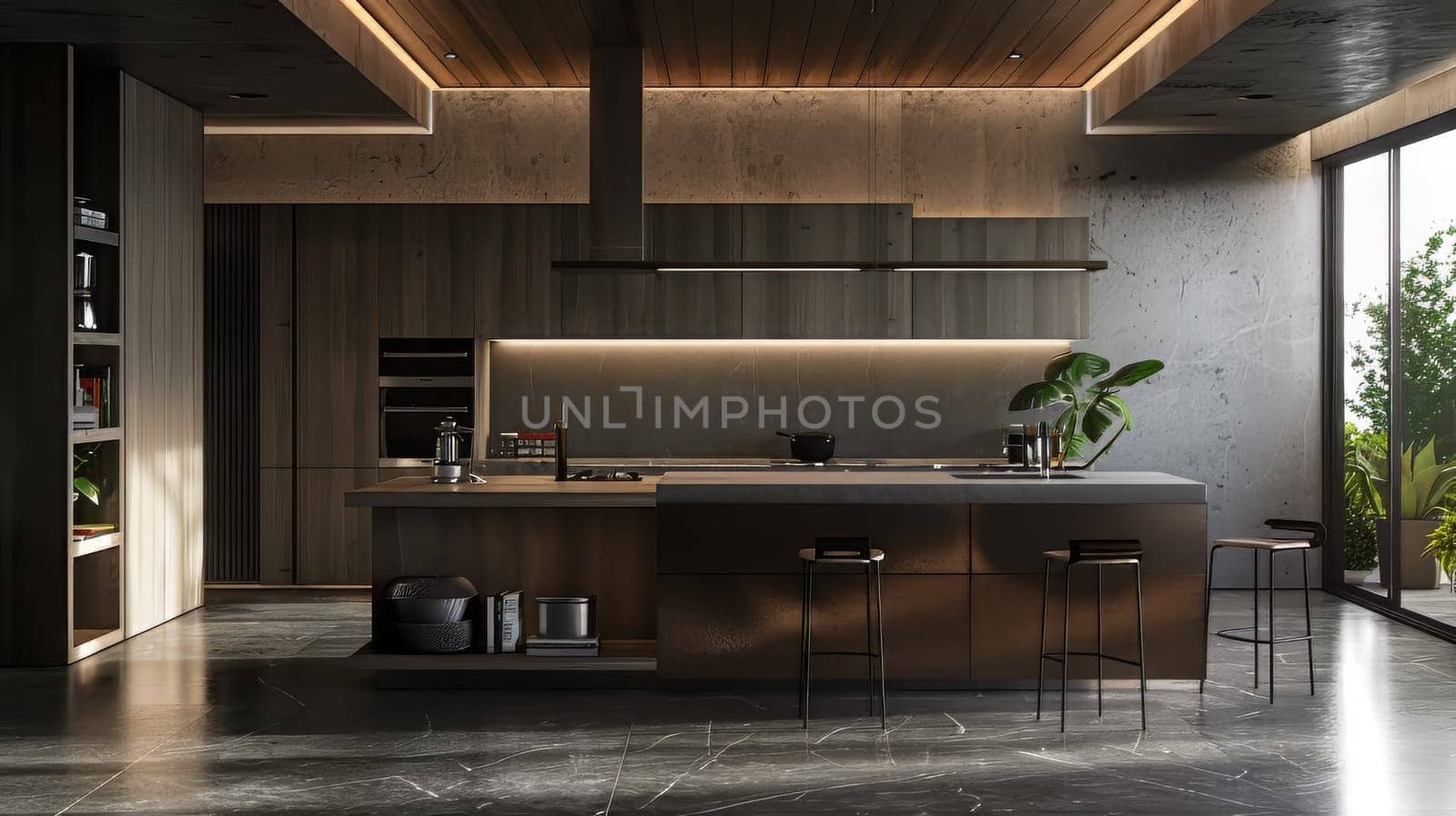 Minimalist kitchen focusing on functionality