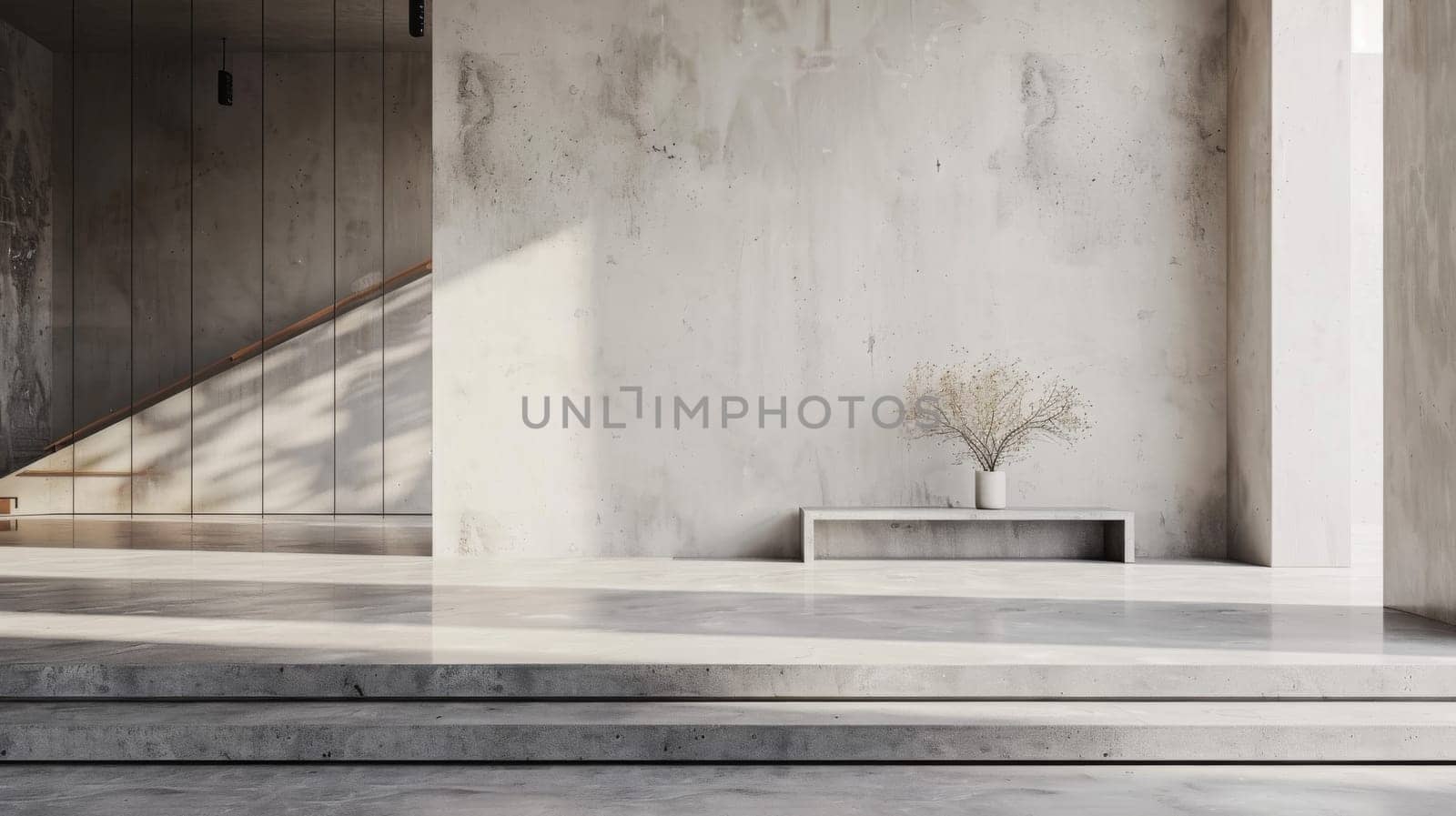Minimalist home design offering clean surfaces for your branding or slogan